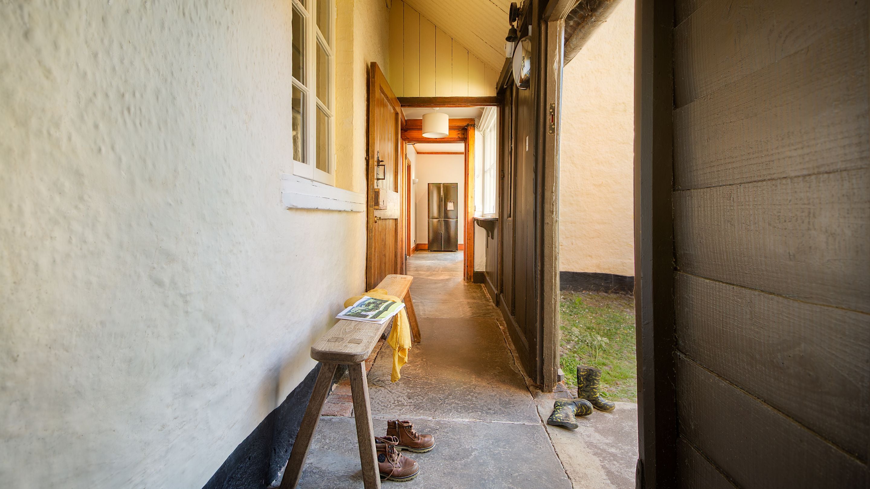 The entrance to Selworthy Farmhouse, Somerset
