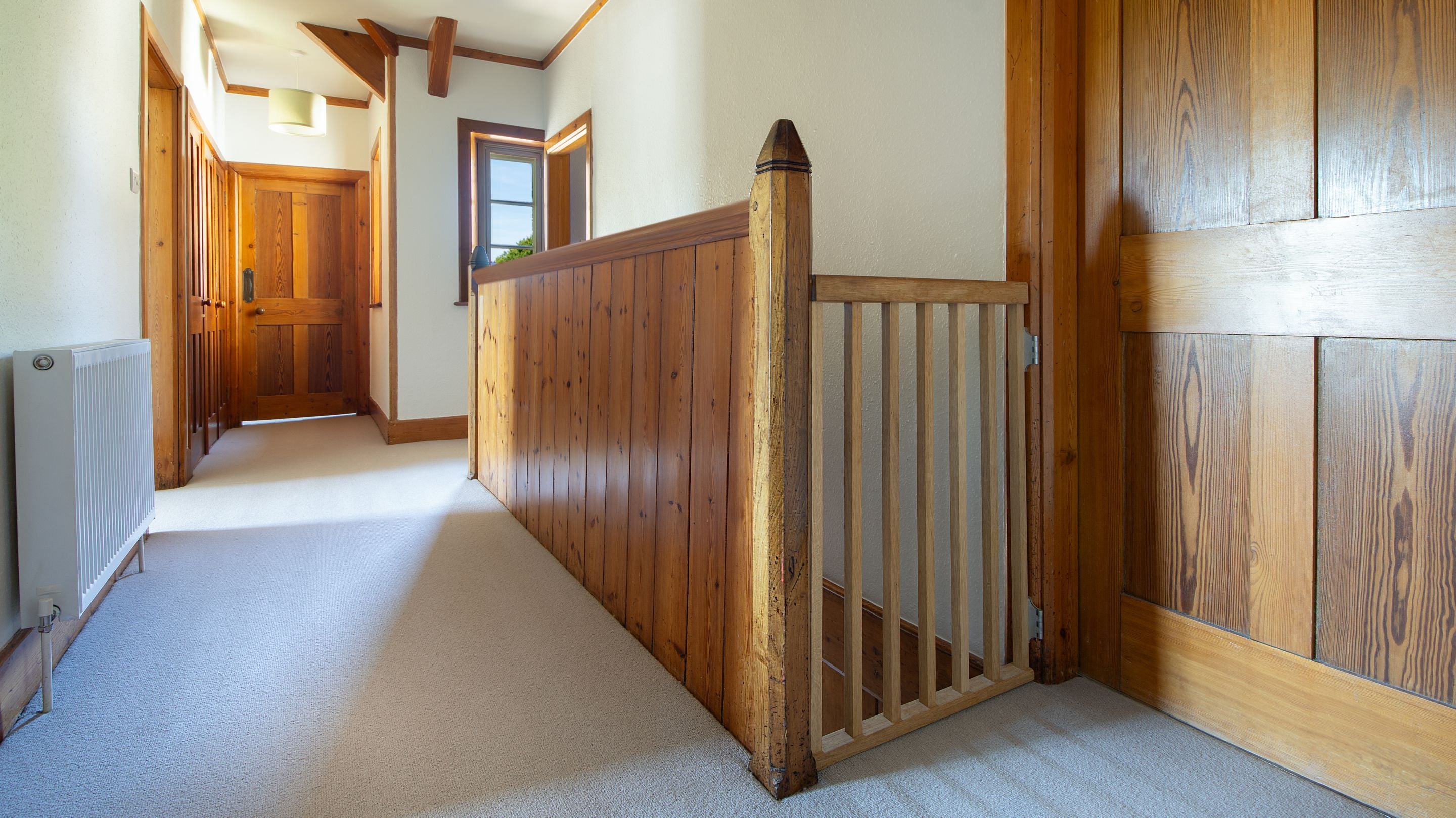 The landing at Selworthy Farmhouse, Somerset