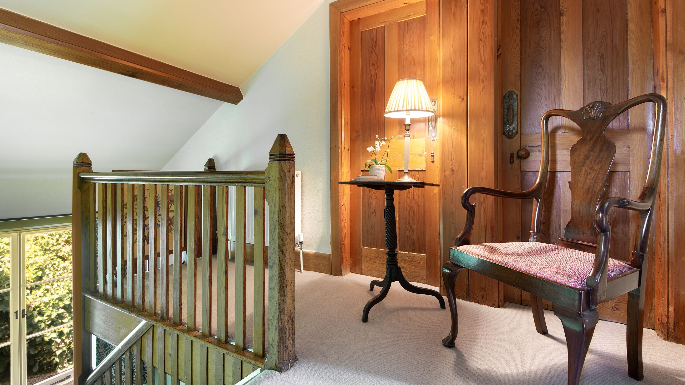 The landing at Selworthy Farmhouse, Somerset