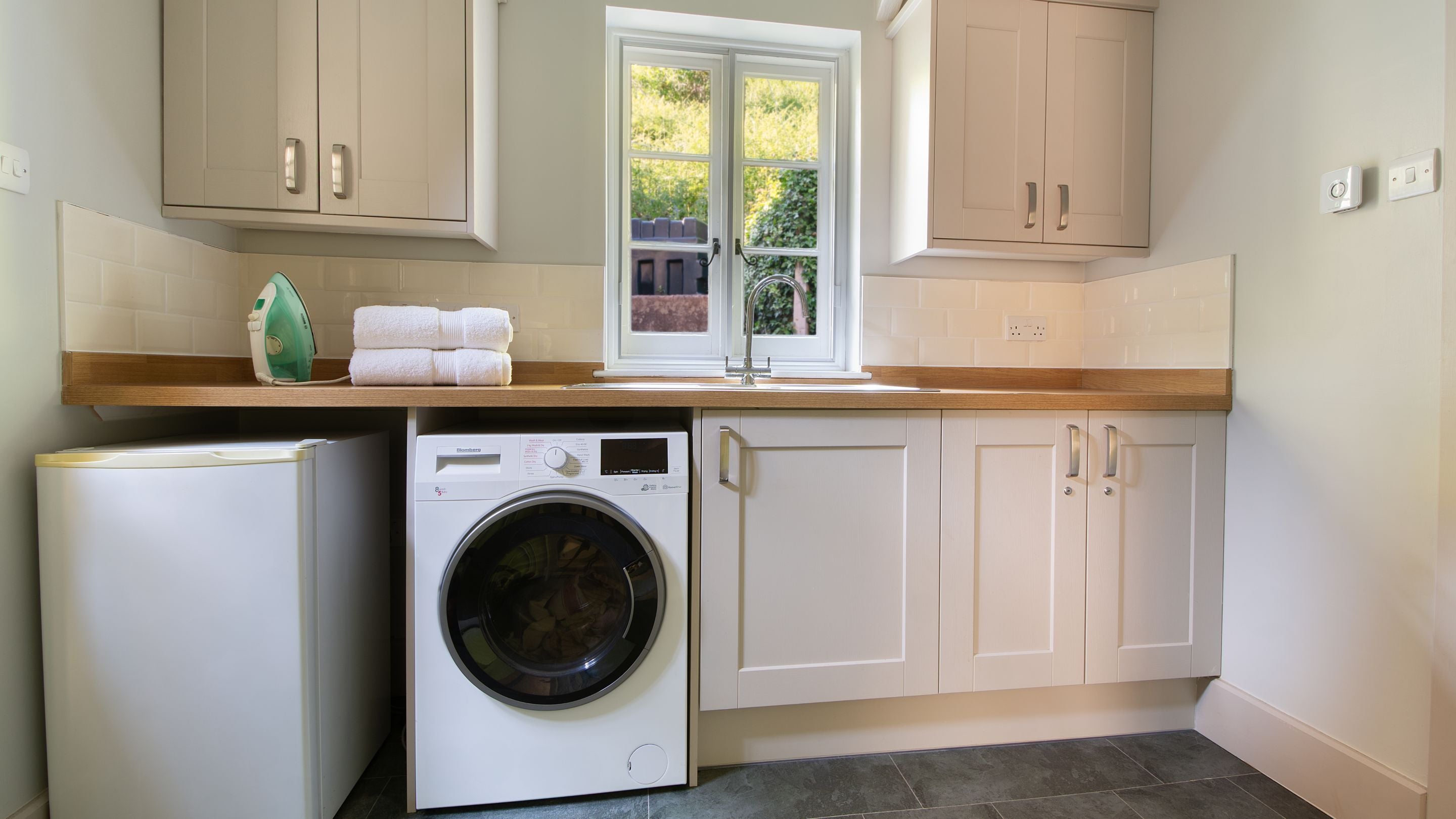The utility room at Selworthy Farmhouse, Somerset