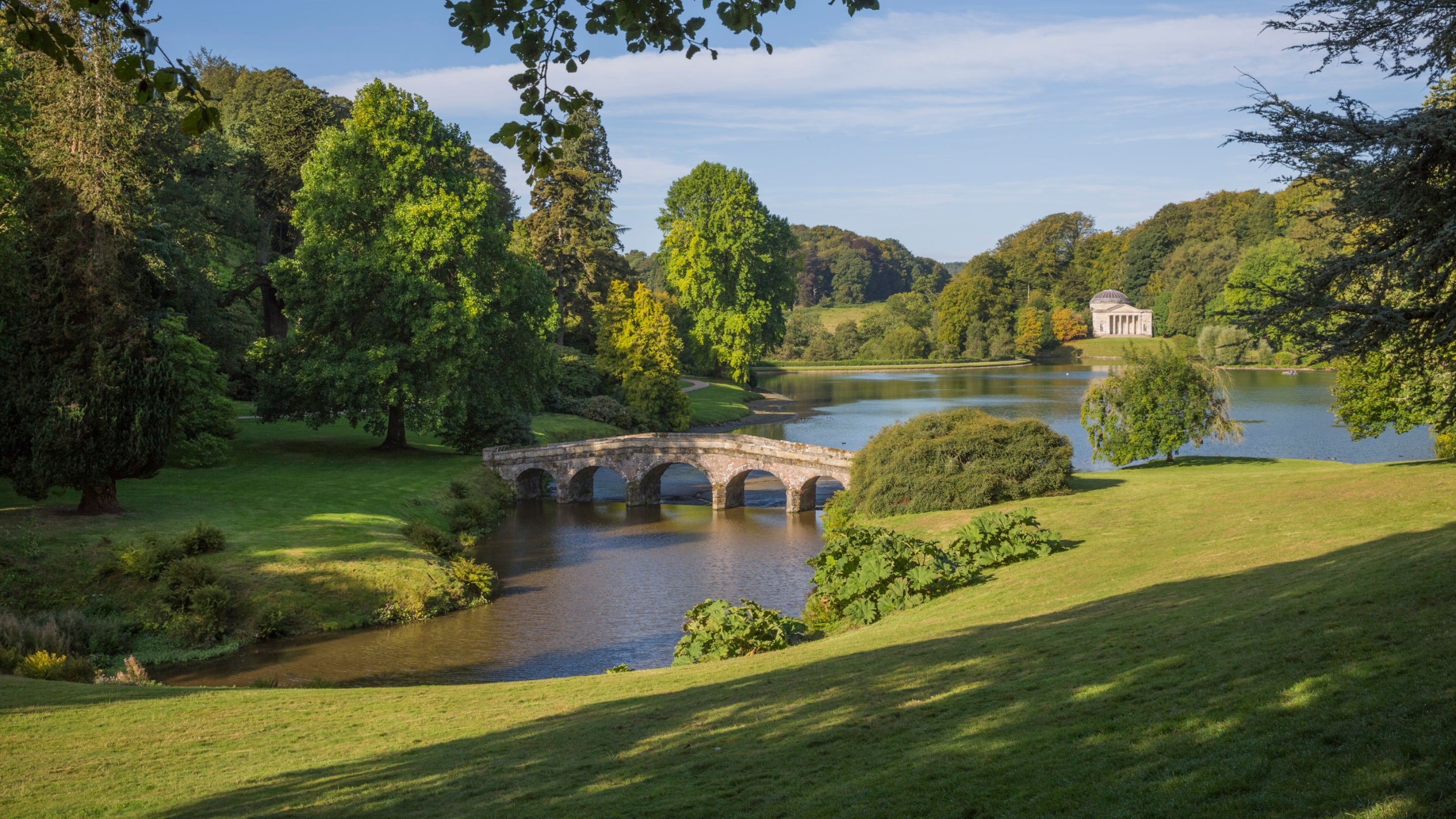 The area surrounding Stourhead Estate Motorhome Site, Wiltshire