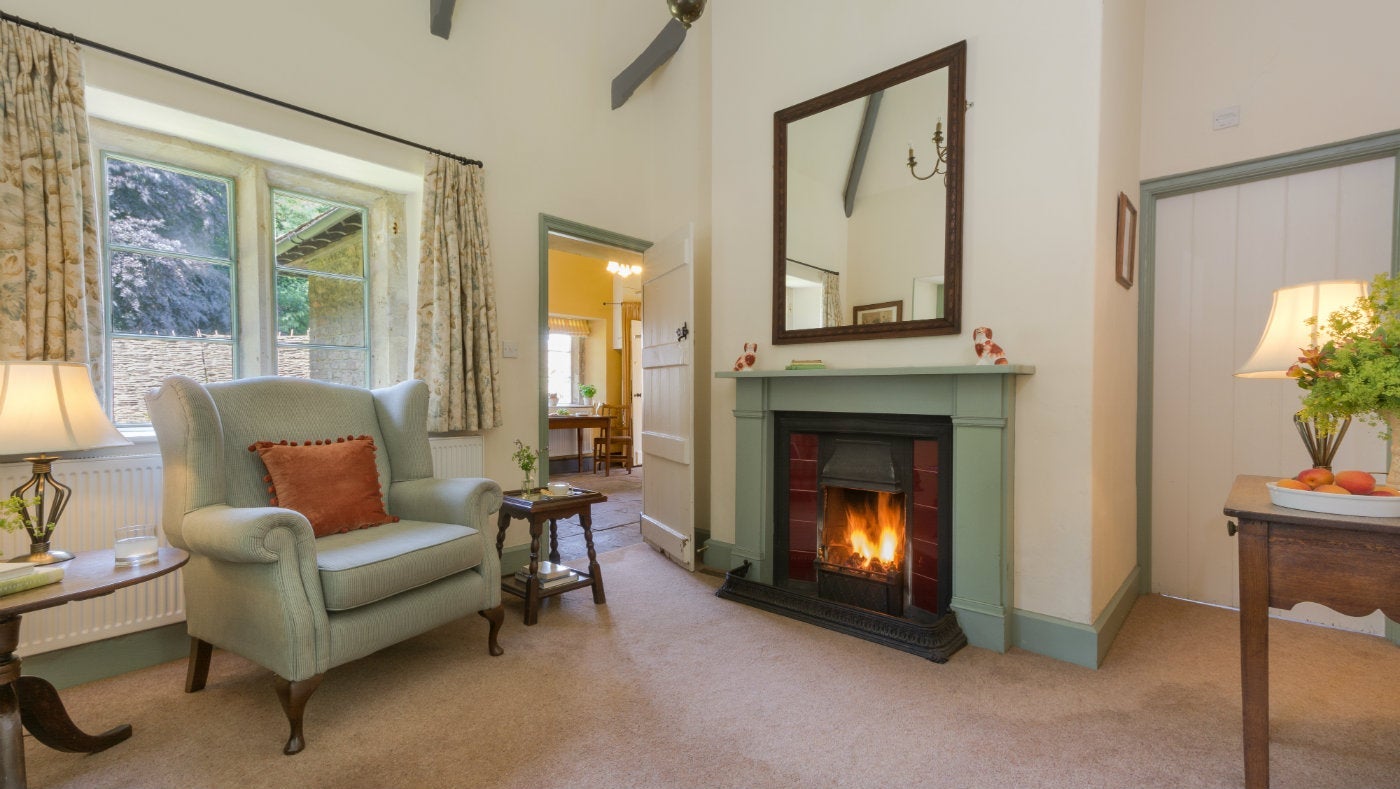 Lounge at Summerhouse Cottage, Wraxall, Somerse
