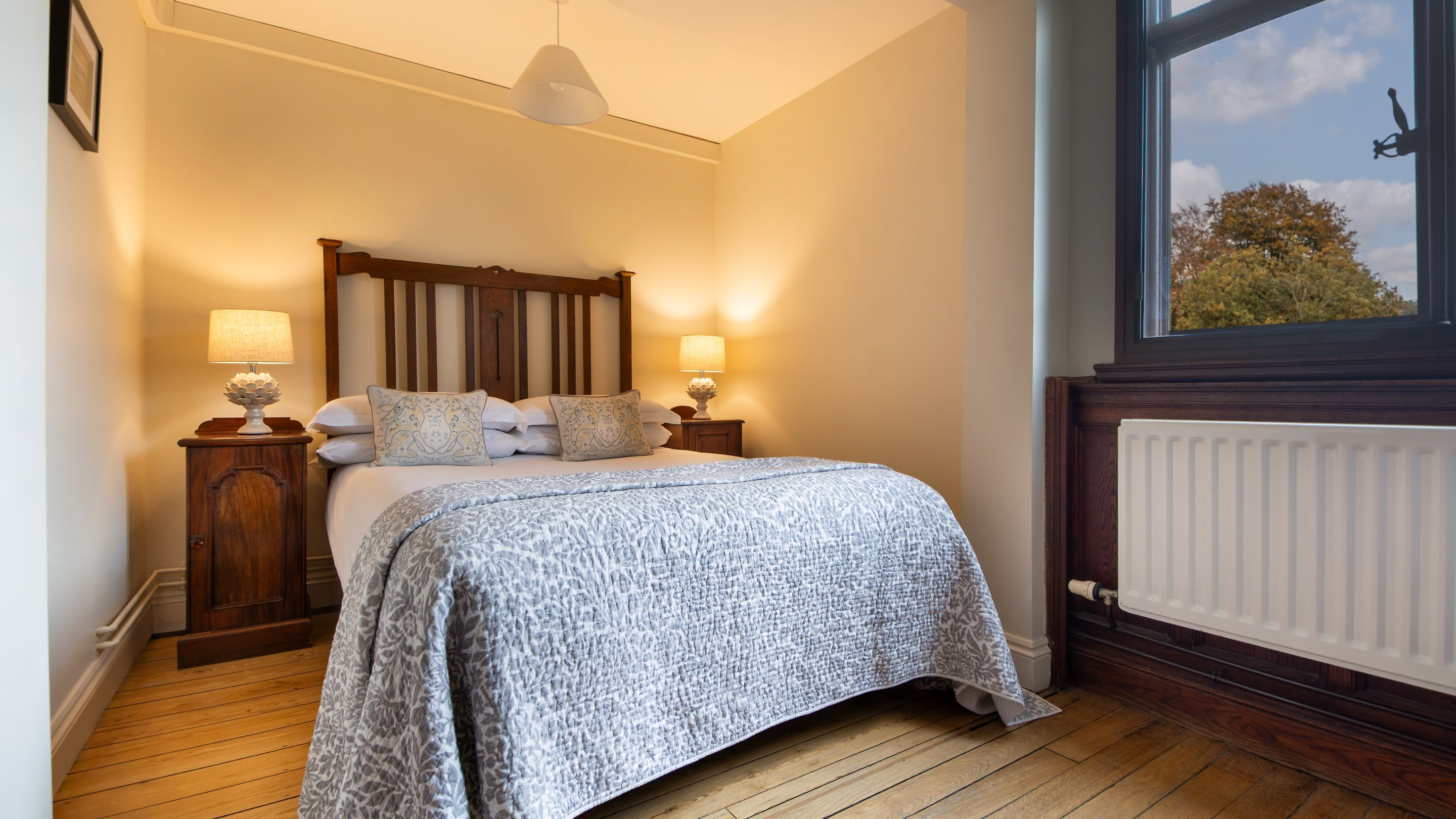 The double bedroom at Deben View, Suffolk