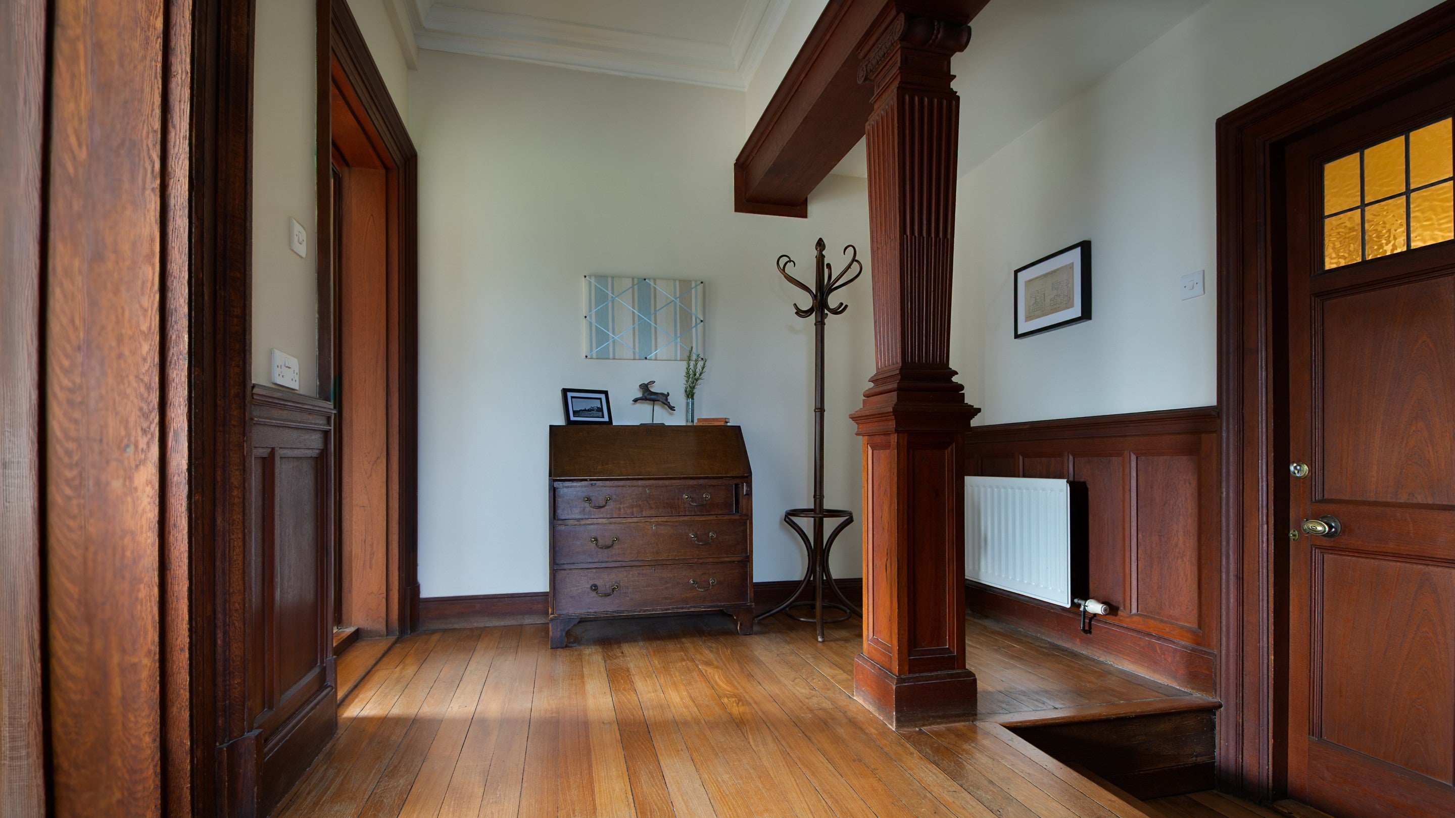 The entrance hall at Deben View, Suffolk