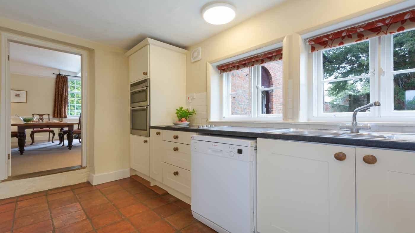 Interior kitchen of Gardens House, Bury St Edmunds, Suffolk