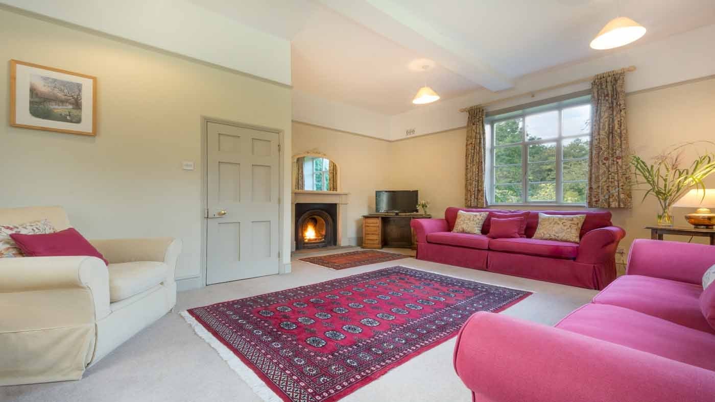 The cosy sitting room at Keeper's Cottage, Ickworth, Suffolk