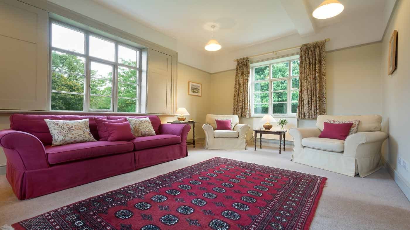 The cosy sitting room at Keeper's Cottage, Ickworth, Suffolk