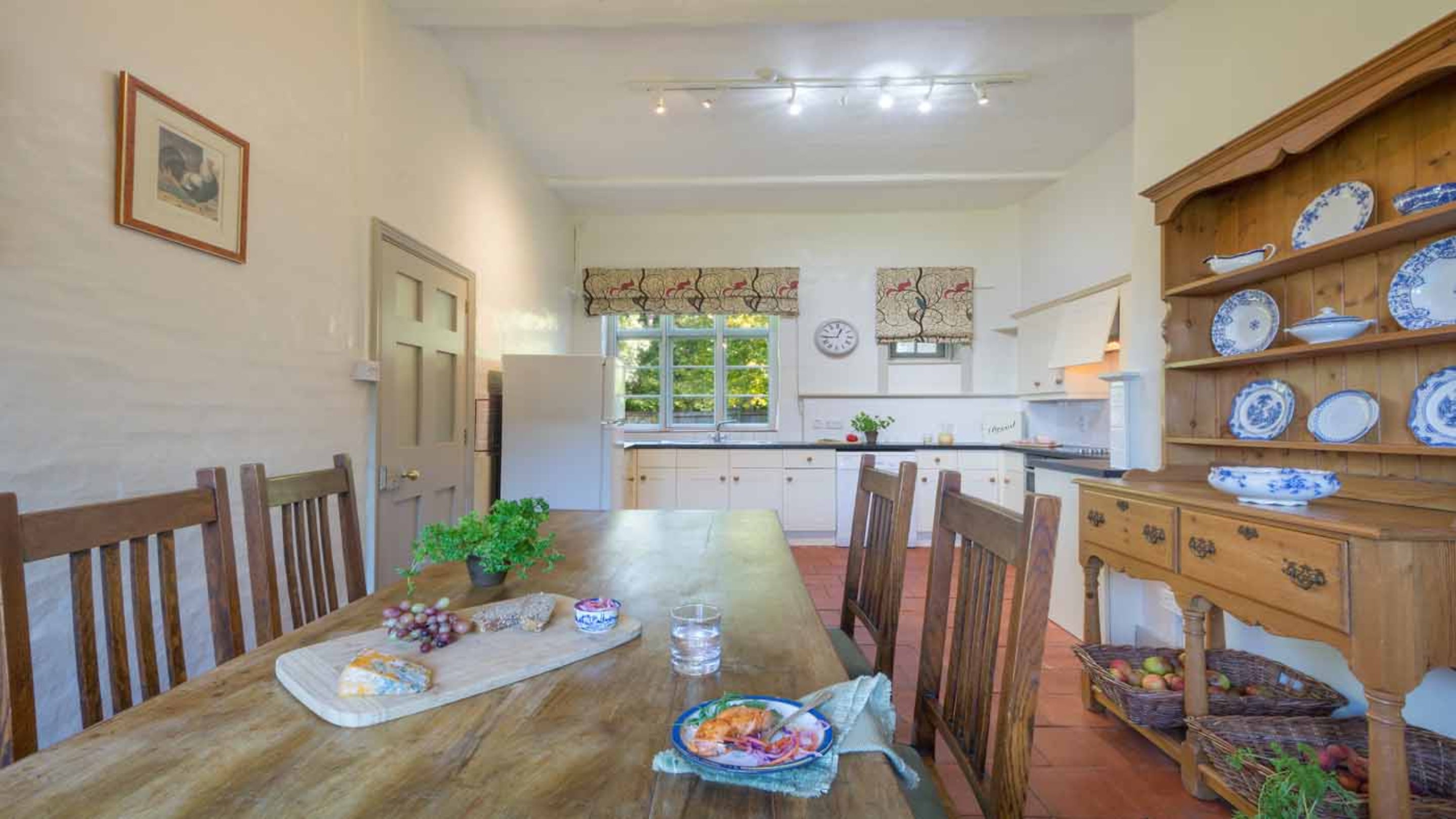 The kitchen and dining area at Ickworth Keepers Cottage, Suffolk
