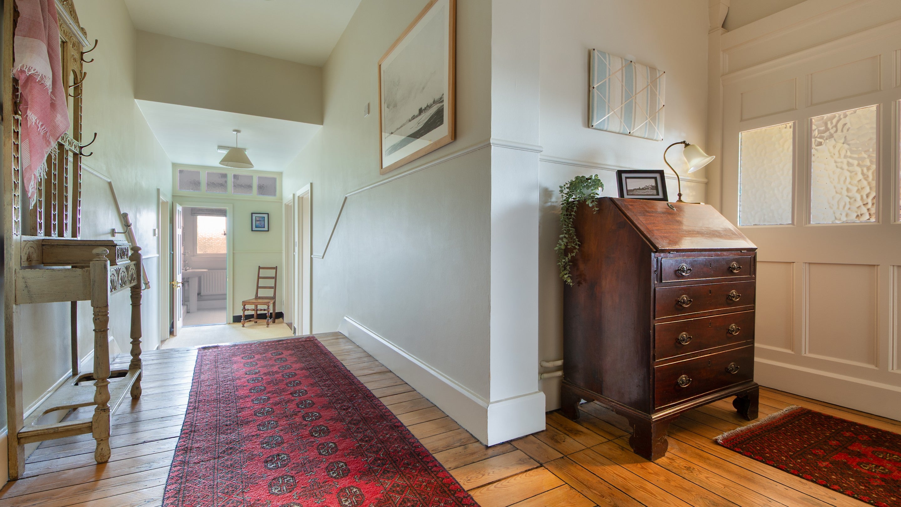 The entrance hall to Kyson, Suffolk