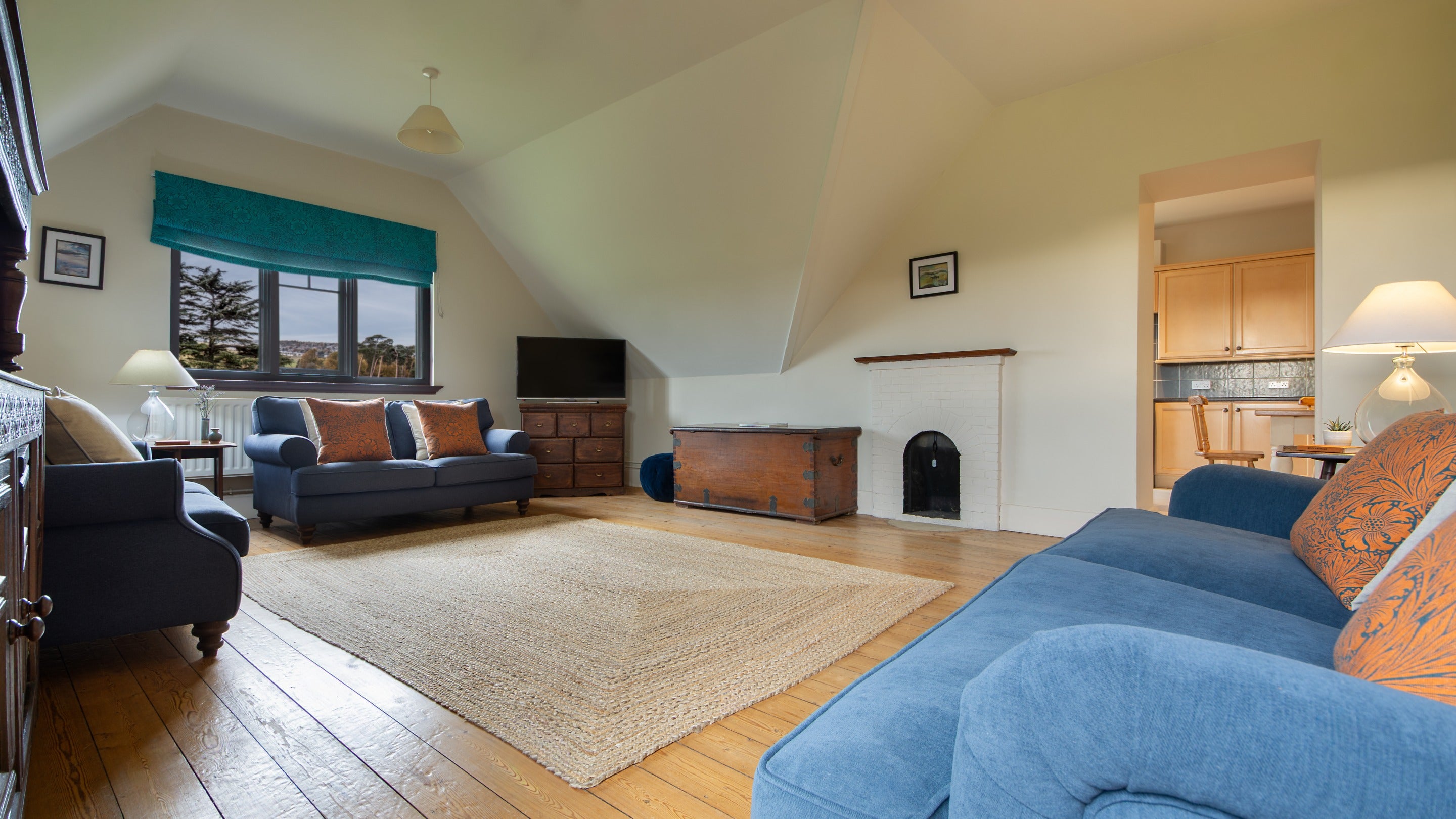 The sitting room at Kyson, Suffolk