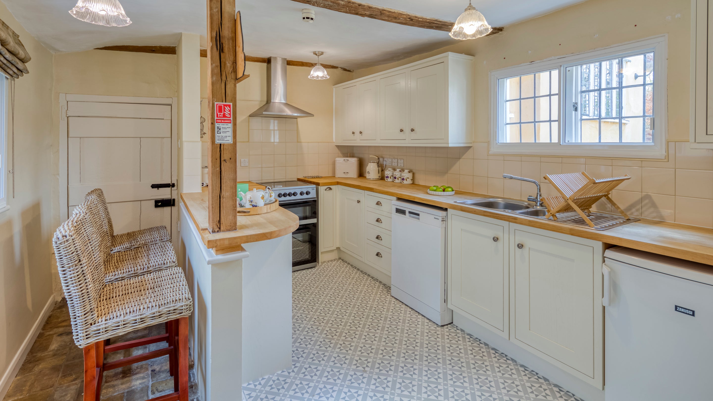 The kitchen at Thorington Lodge, Suffolk