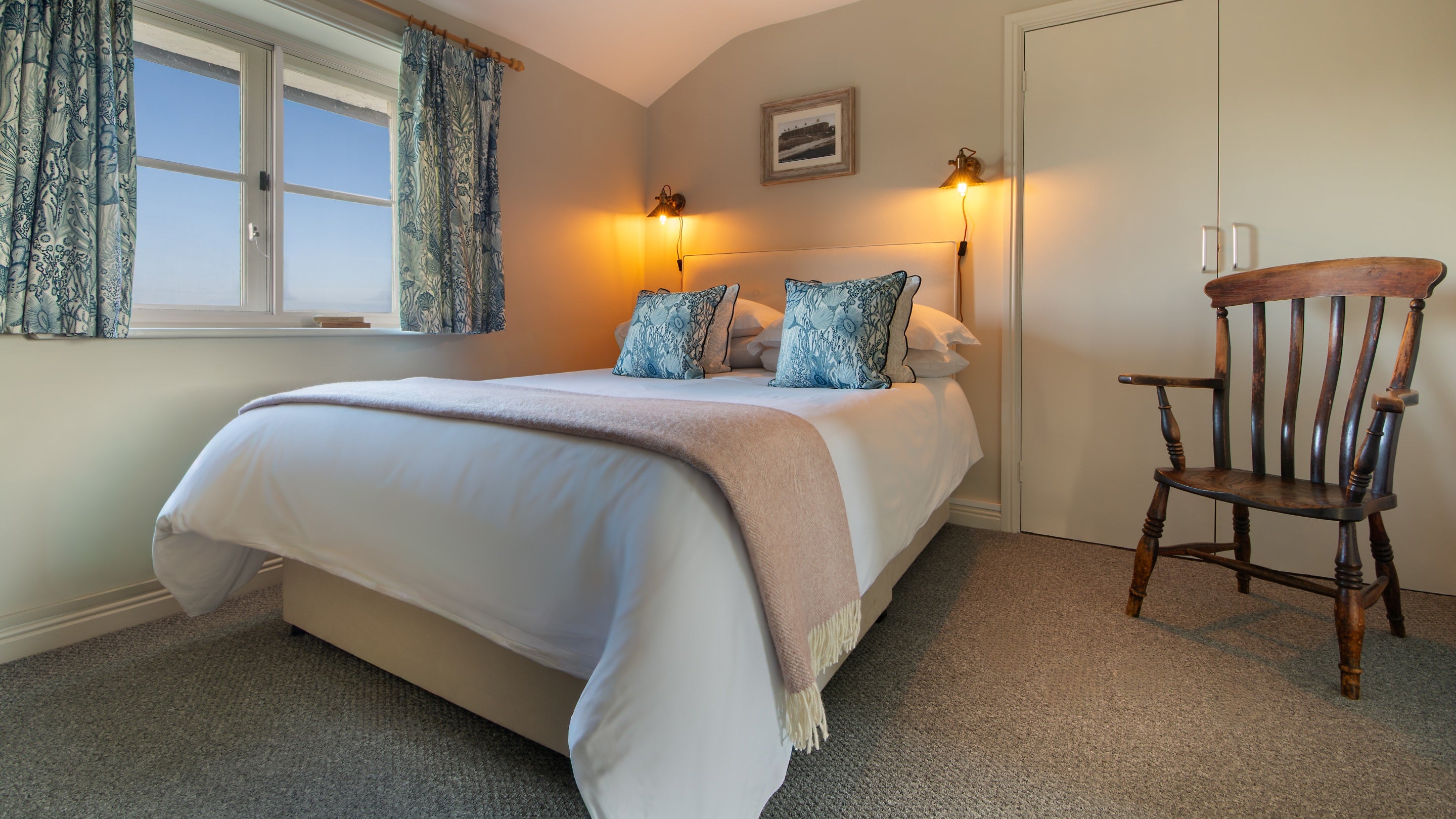 The double bedroom at Woodlark, Suffolk