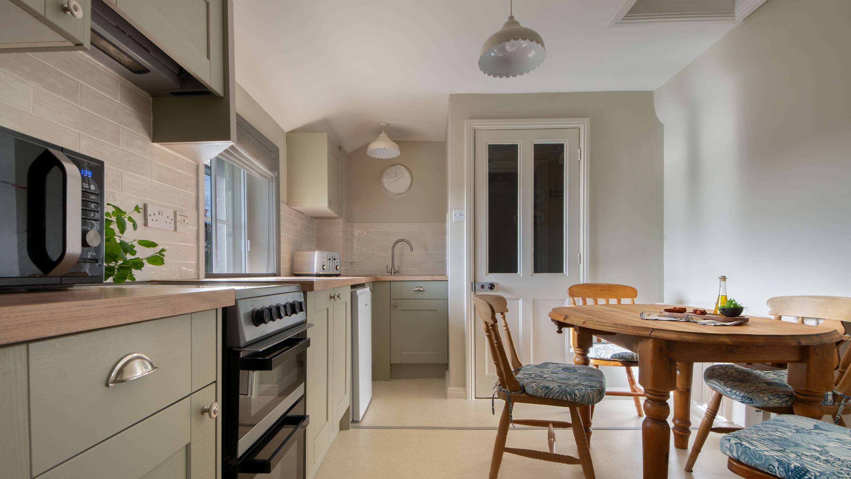 The kitchen diner at Woodlark, Suffolk