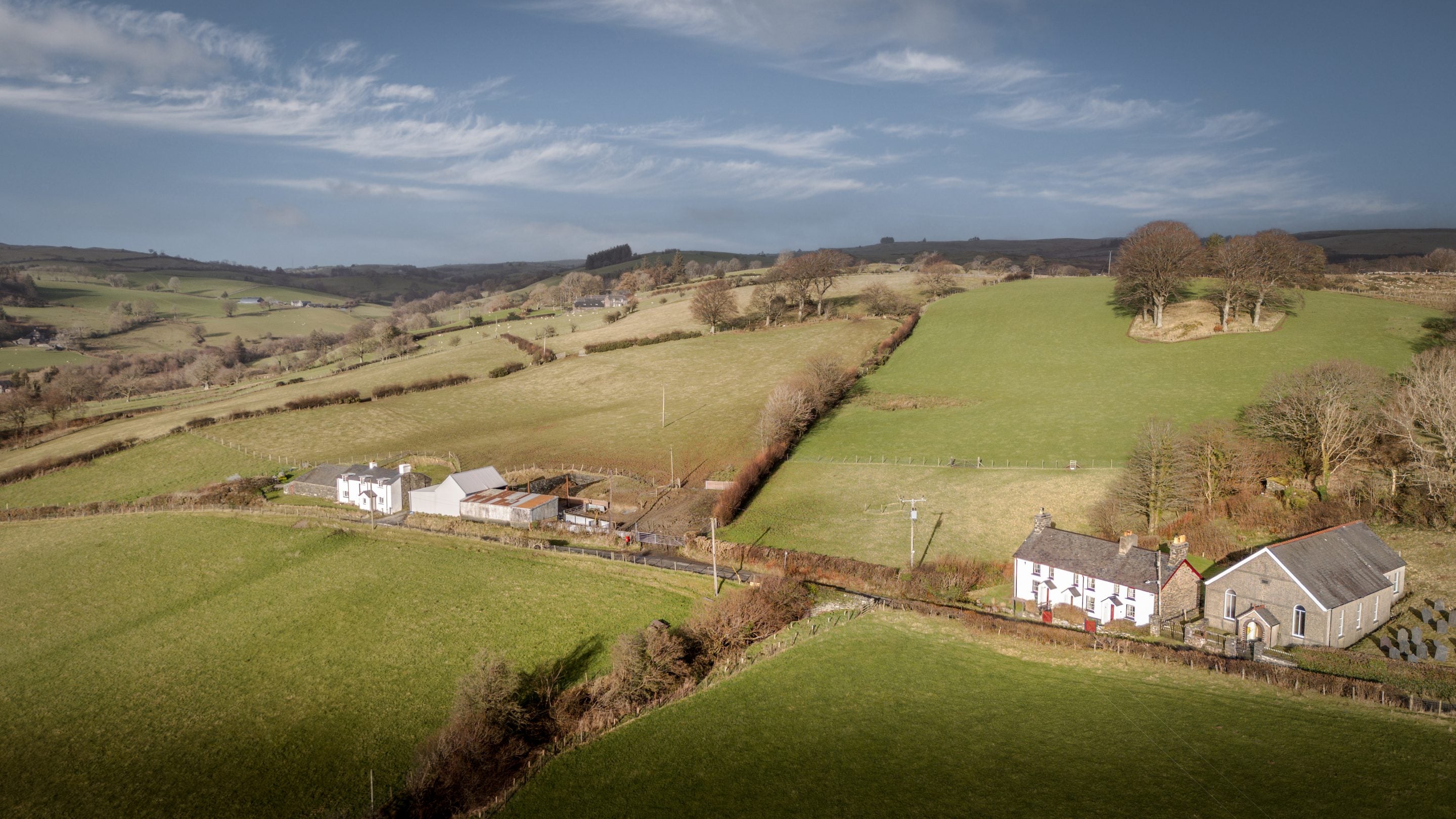 The surrounding area at 2 and 3 Siloam Cottage, Conwy
