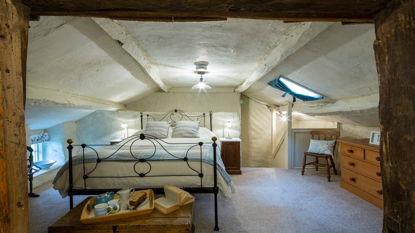 Double bedroom at Braich Melyn, nr Dolgellau, Gwynedd