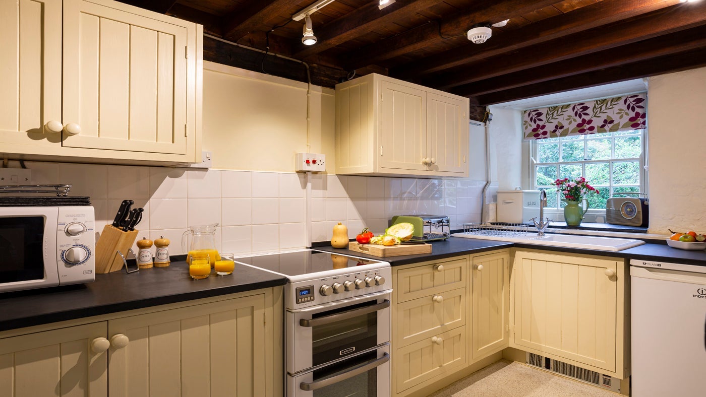 Kitchen at Bwthyn yr Ardd, Llŷn Peninsula, Gwynedd