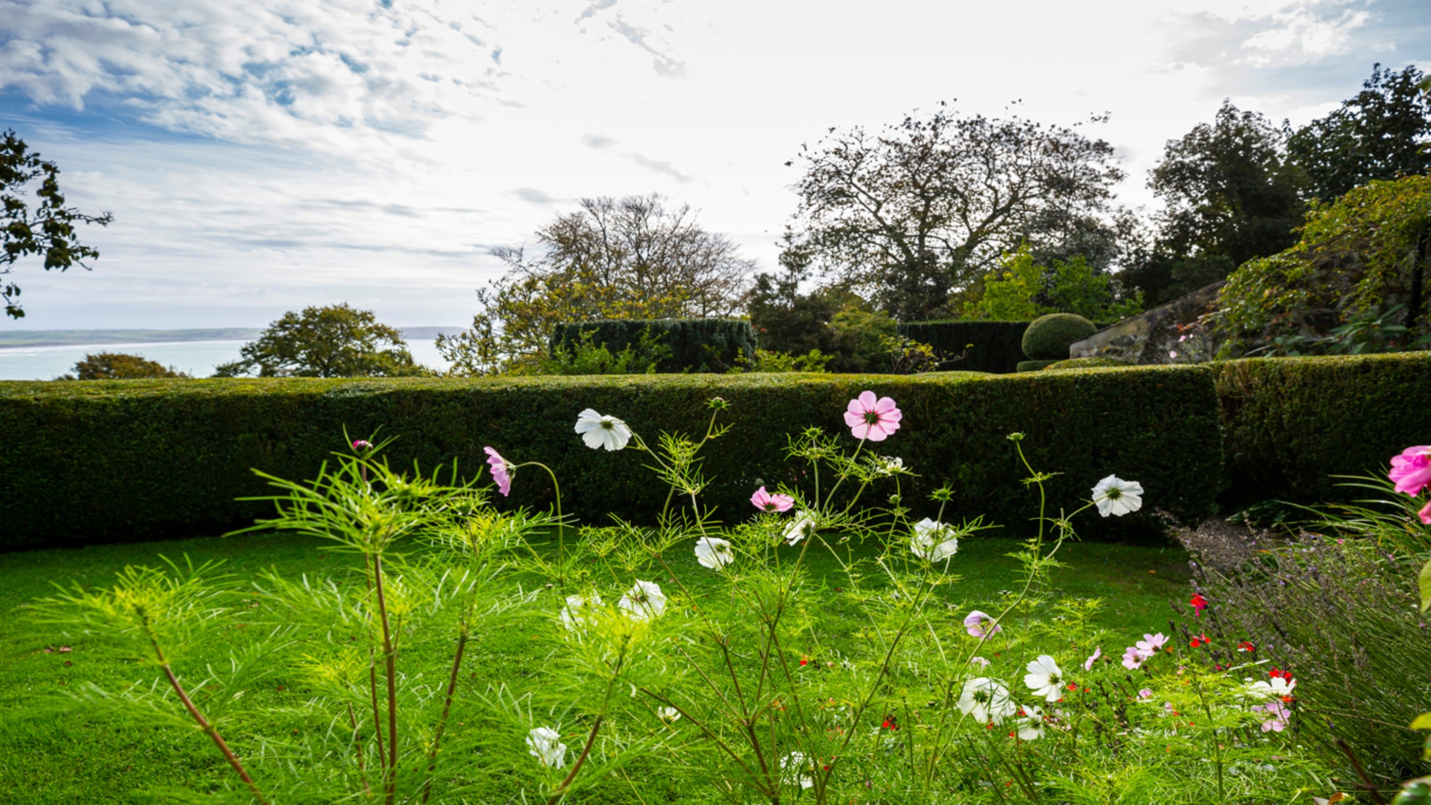Views from the garden at Plas yn Rhiw, Gwynedd