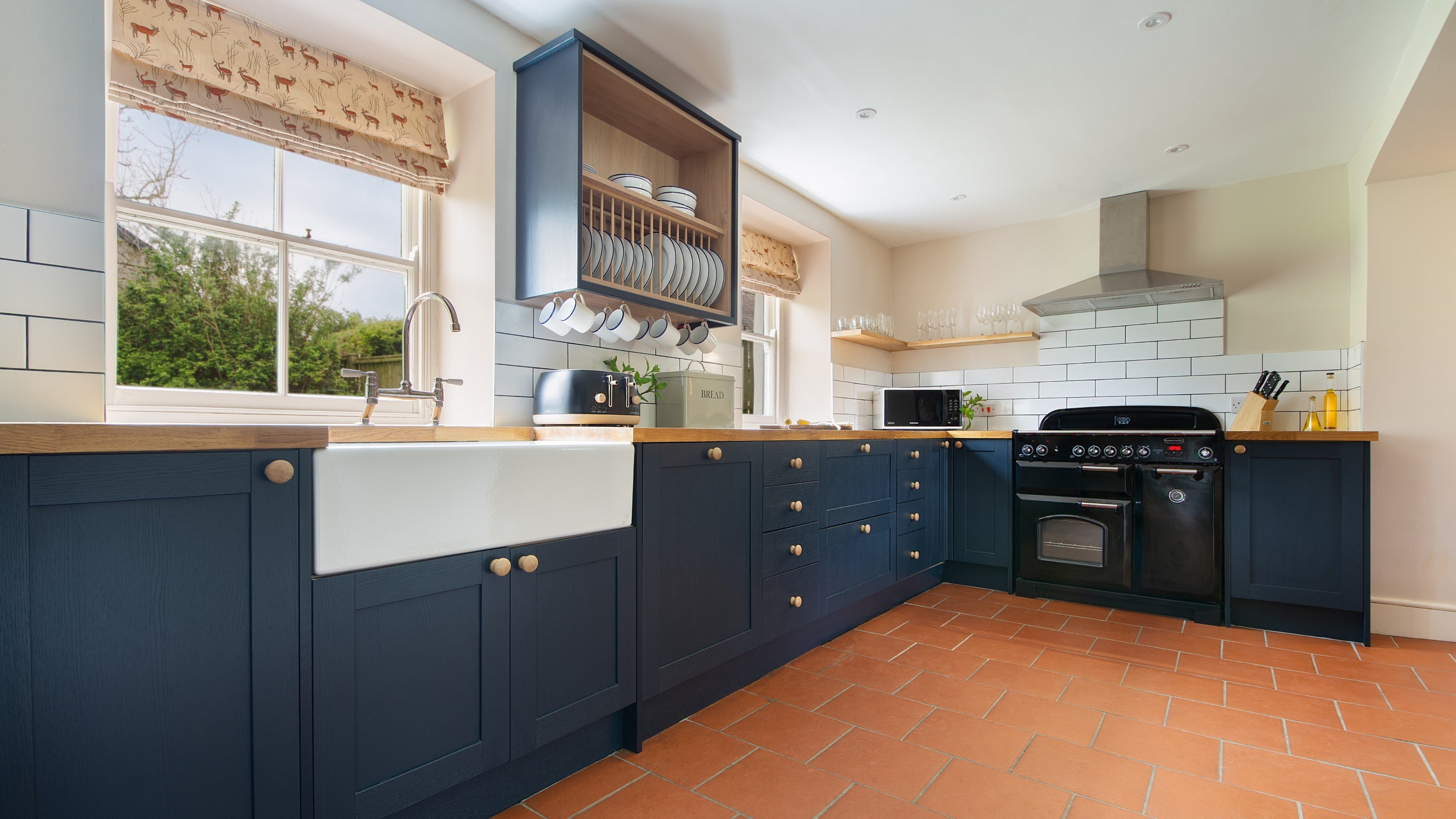 The kitchen at Caerllan, Ceredigion