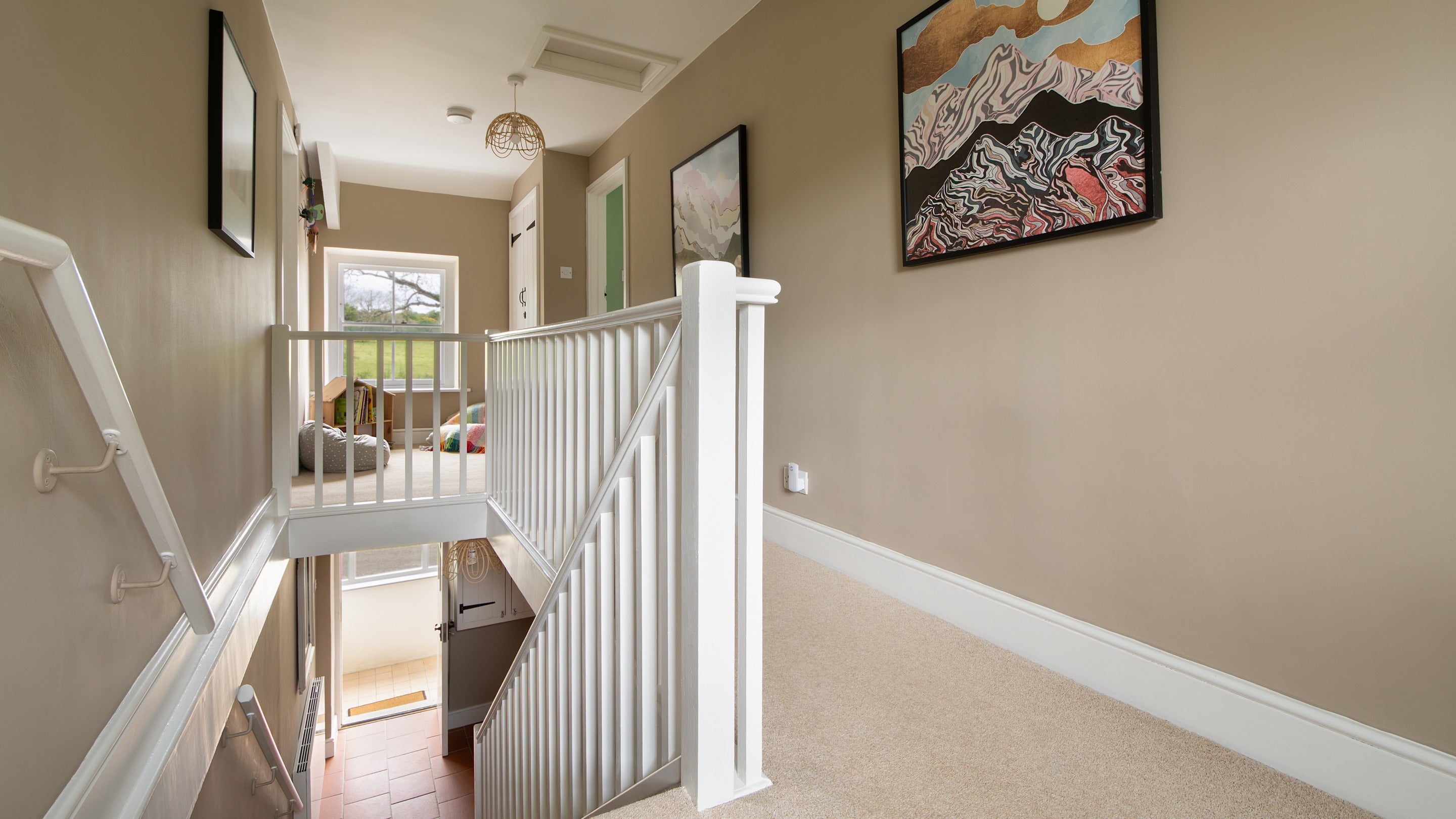 The landing at Caerllan, Ceredigion