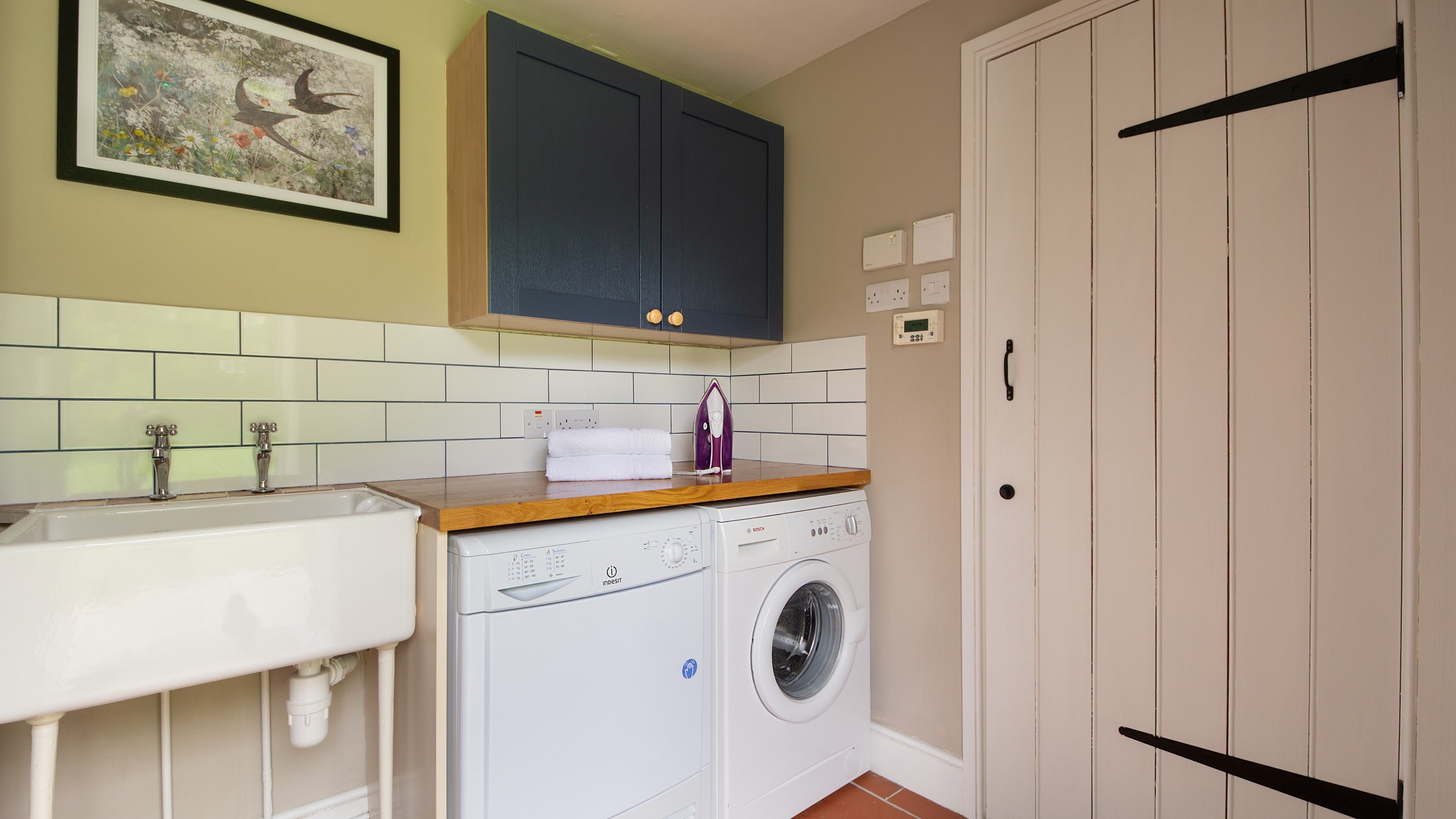 The utility room at Caerllan, Ceredigion