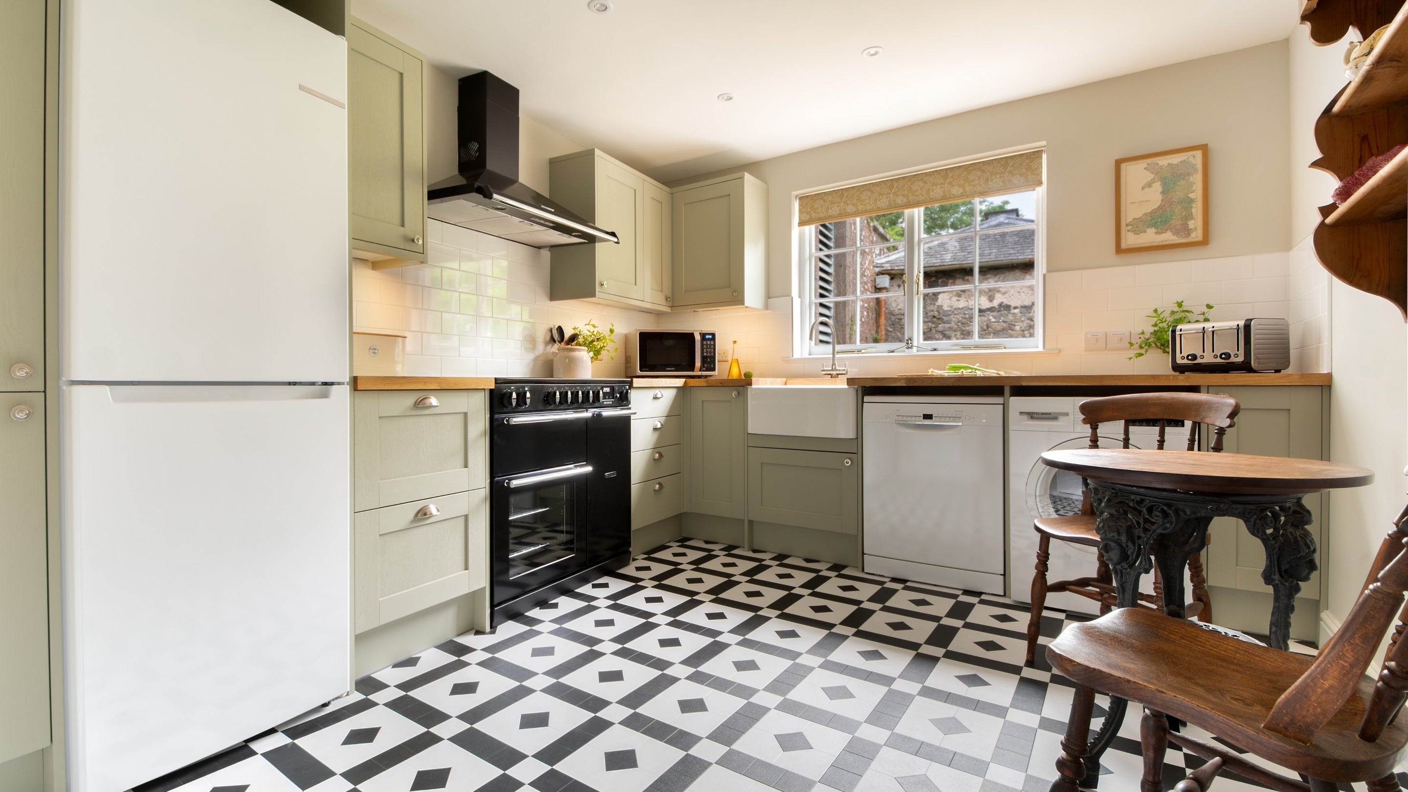 The kitchen at Cawdor, Pembrokeshire