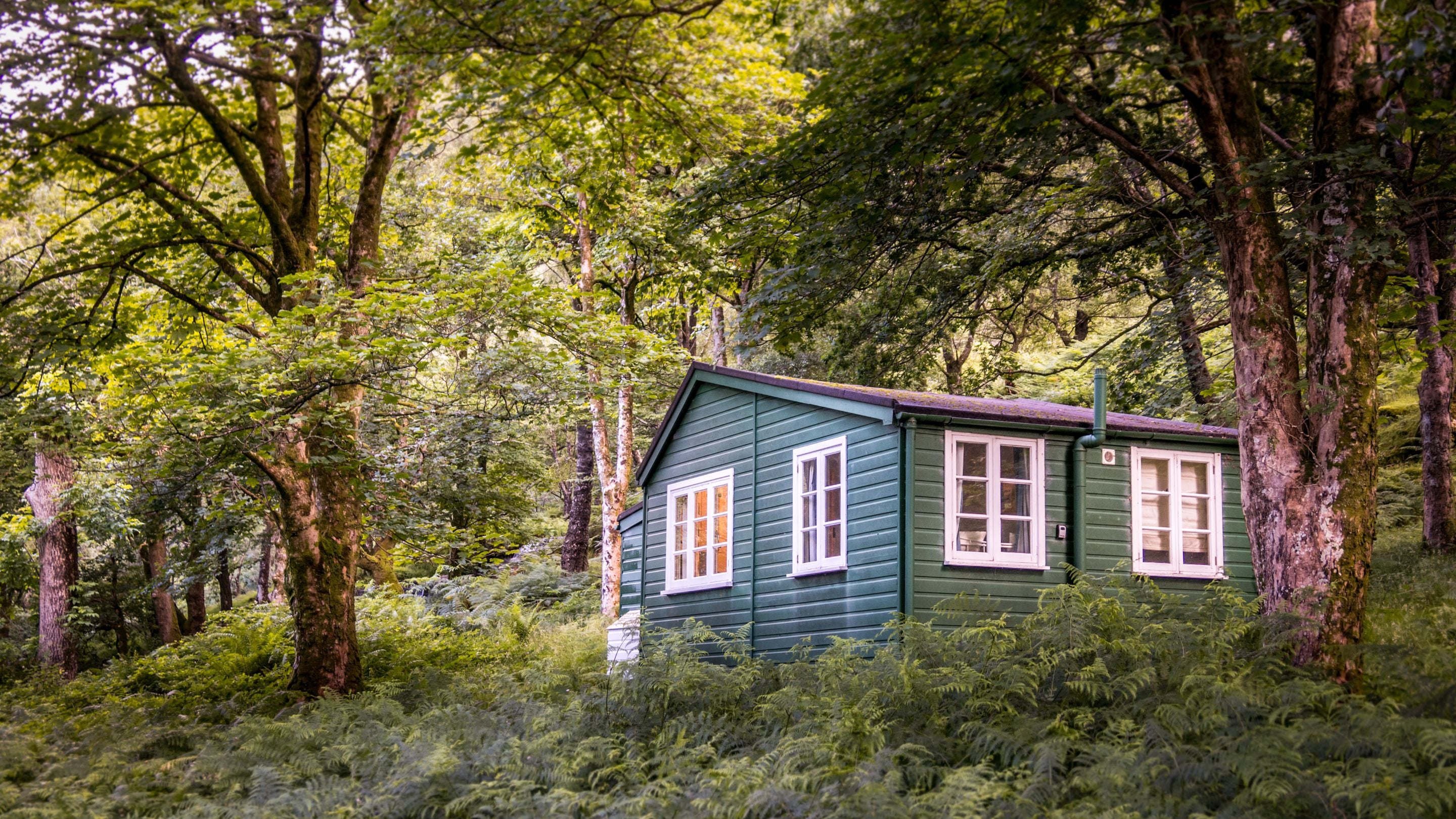 The exterior of The Chalet at Tan Yr Ogof, Gwynedd