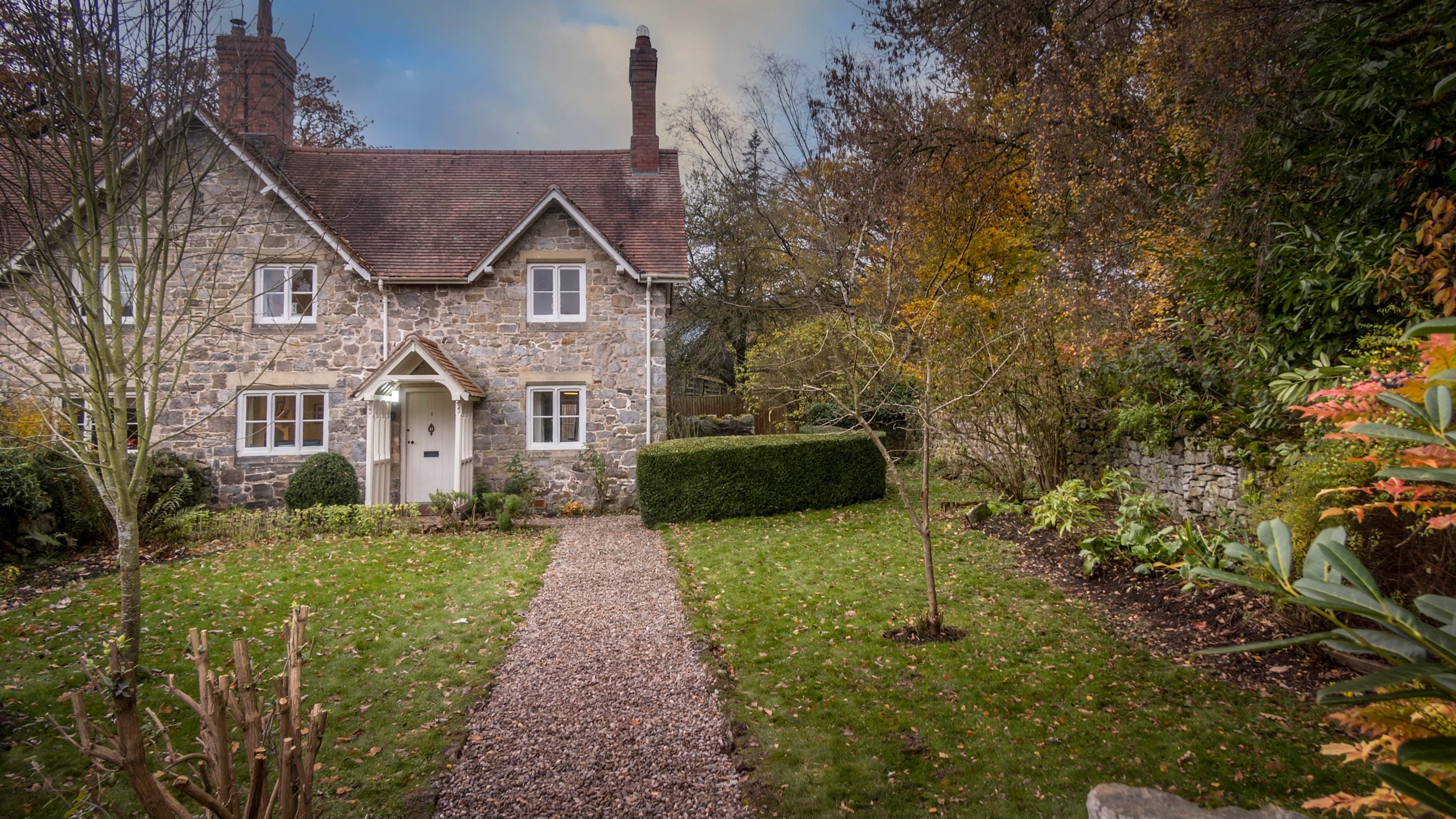 The exterior of Chirk Home Farm Cottage, Clwyd