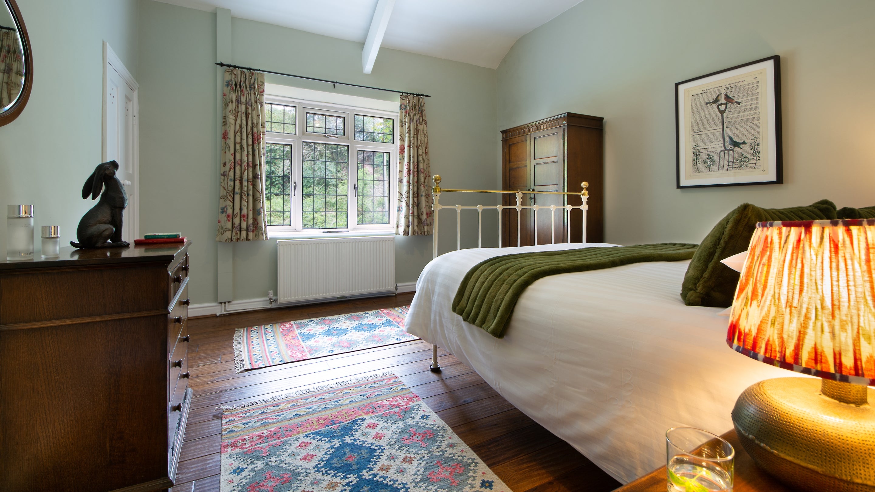 The double bedroom at Colby Rose Cottage, Pembrokeshire