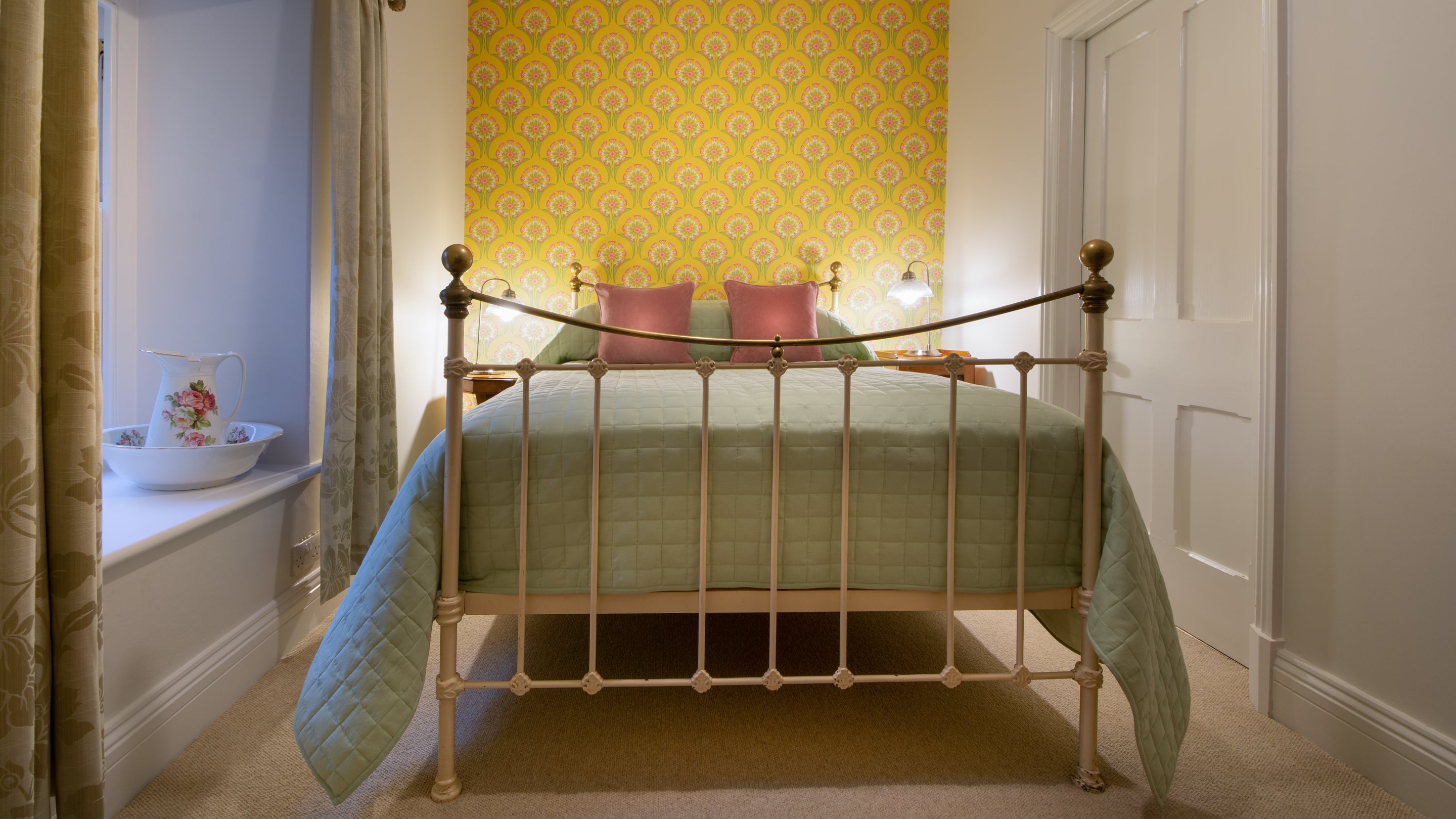 A double bedroom at Craflwyn Hall, Gwynedd