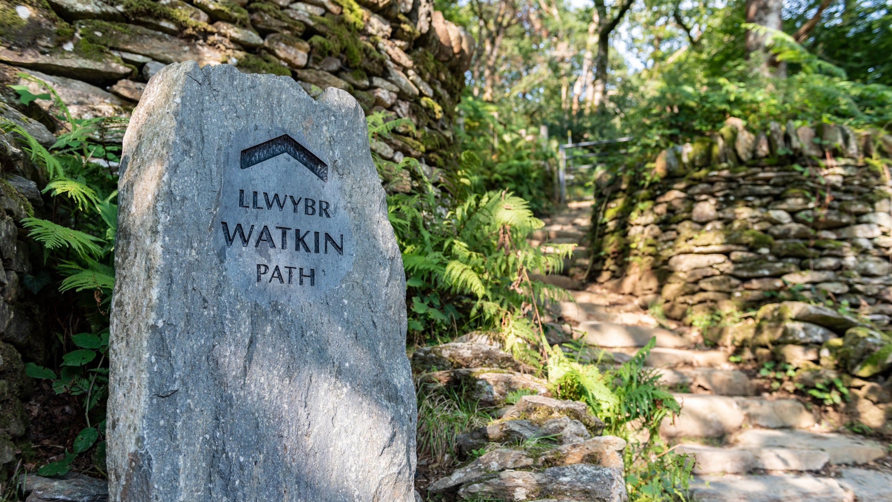 The area surrounding Craflwyn Hall and cottages, Gwynedd