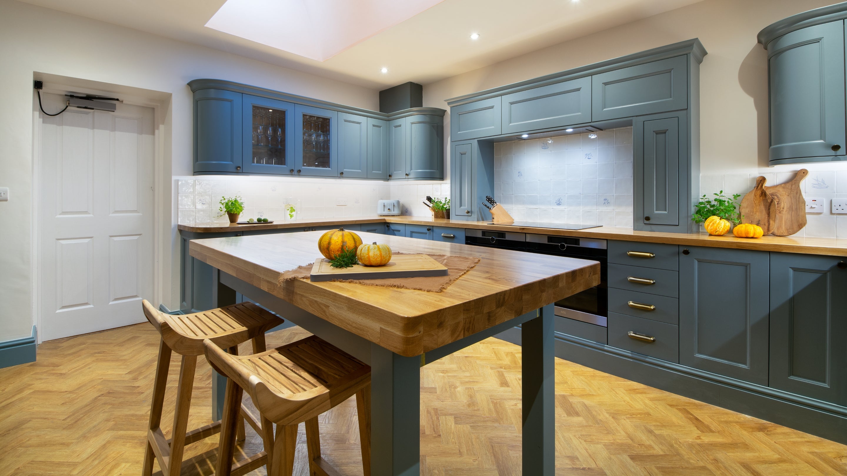 The kitchen at Craflwyn Hall, Gwynedd