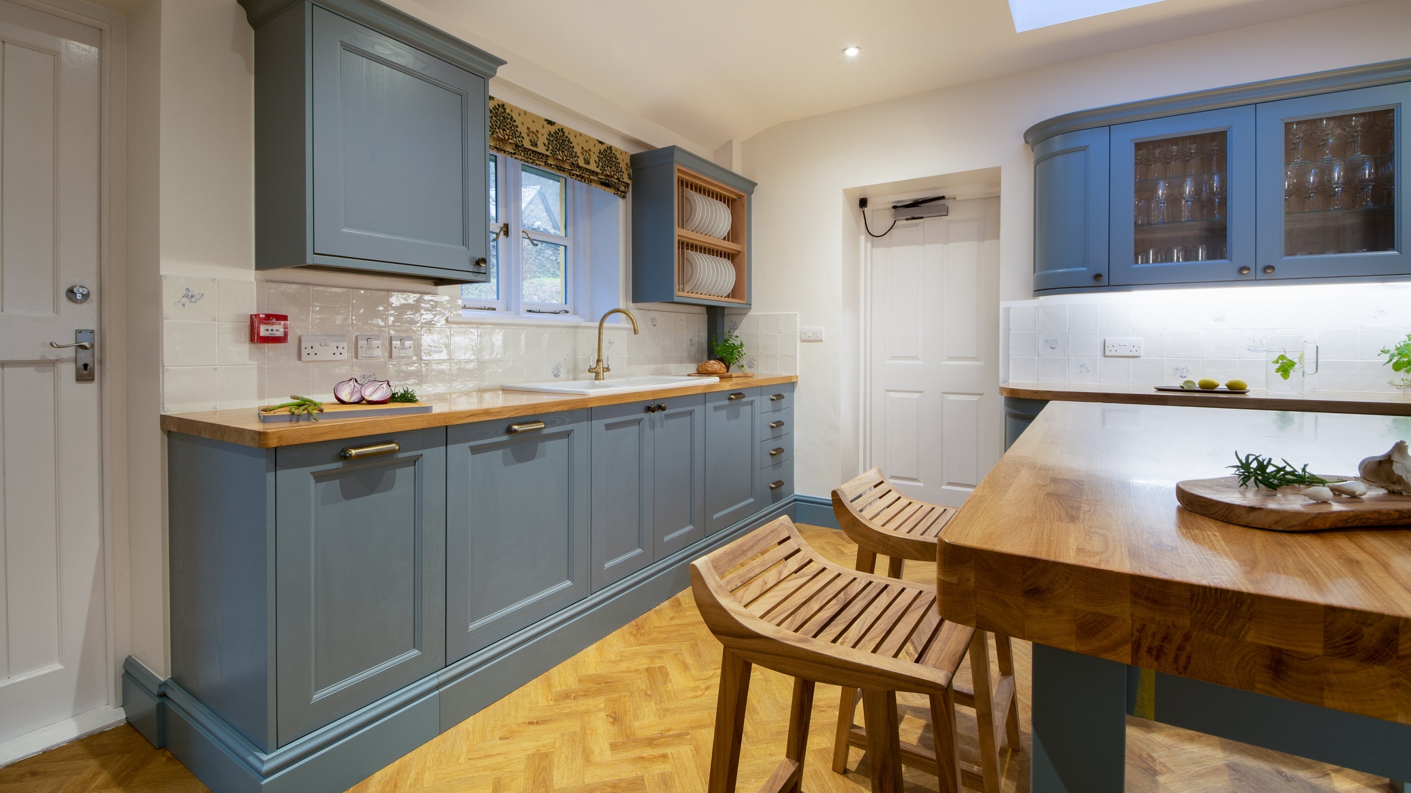 The kitchen at Craflwyn Hall, Gwynedd