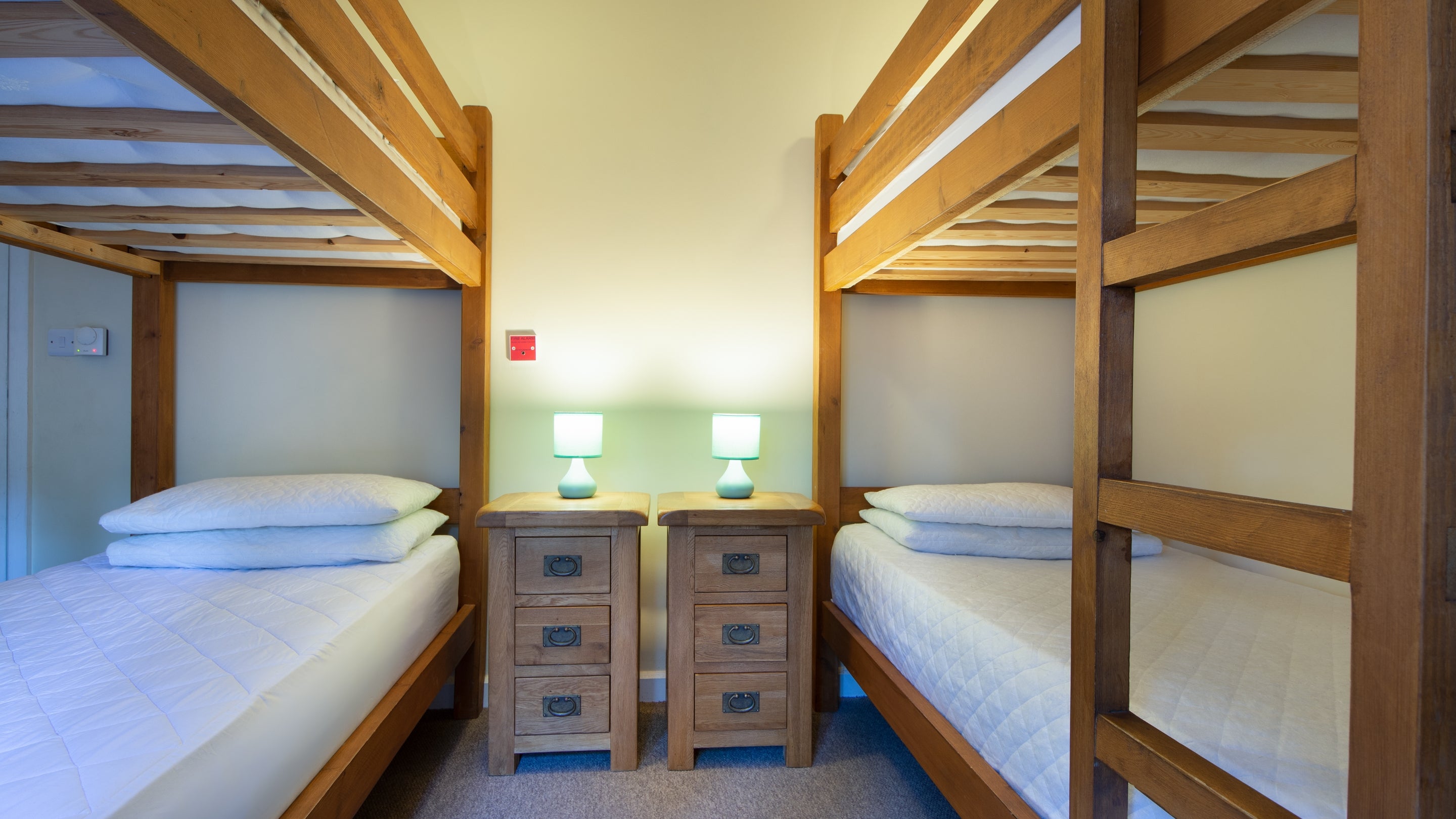 Bedroom two at Cwm Ivy Lodge Bunkhouse, Wales