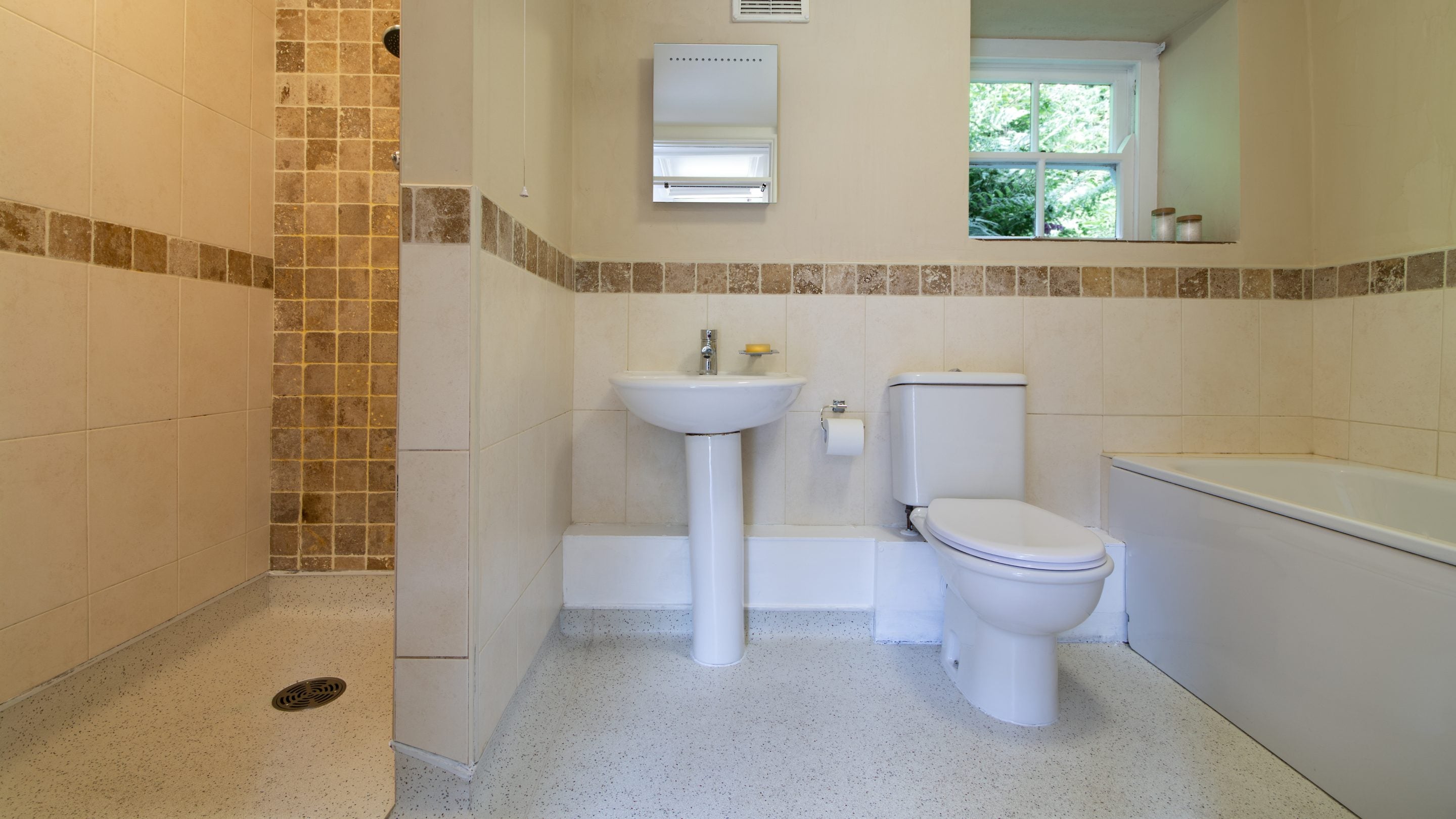 The bathroom at The Cwms, Pembrokeshire