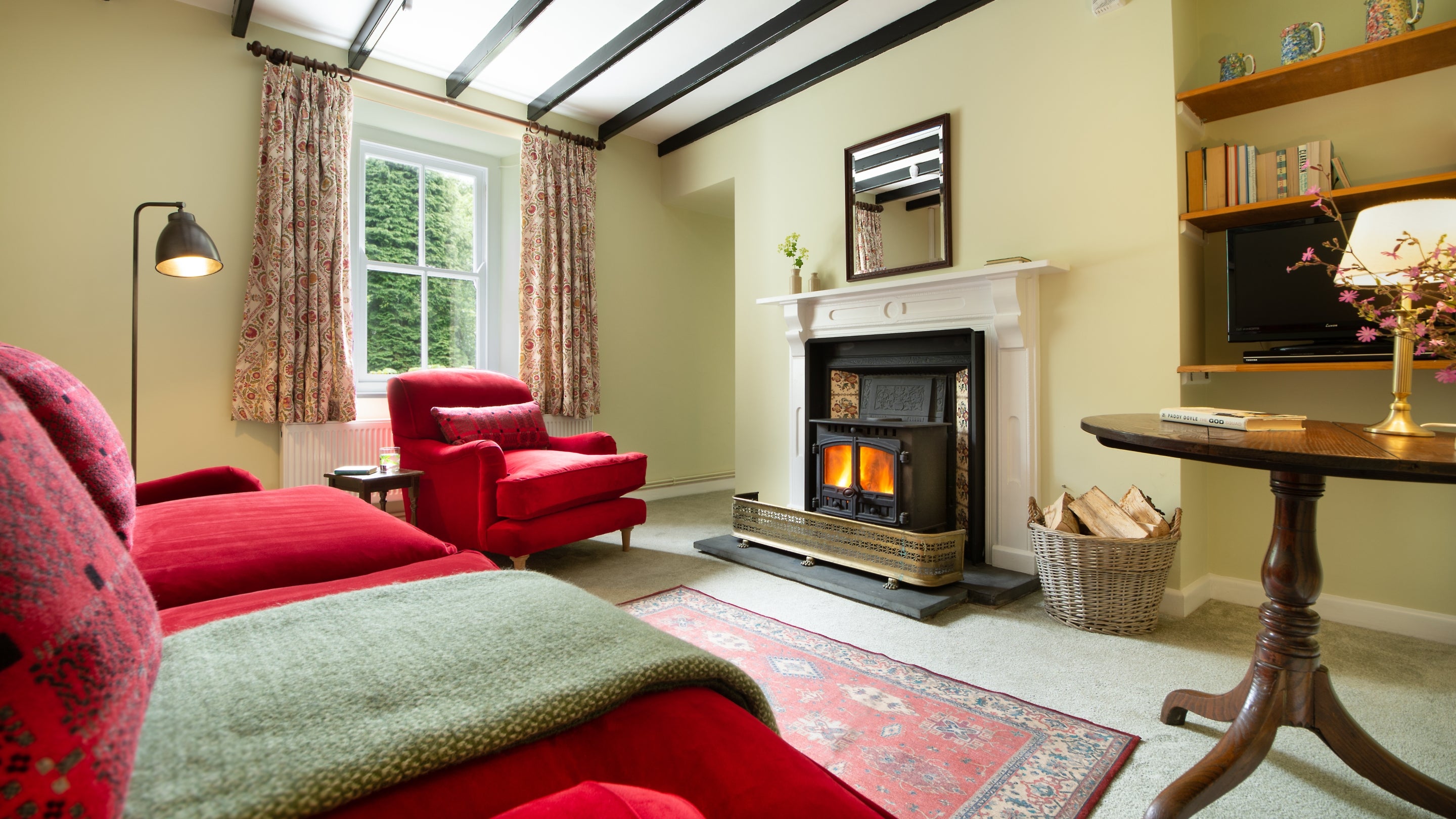 The sitting room at The Cwms, Pembrokeshire