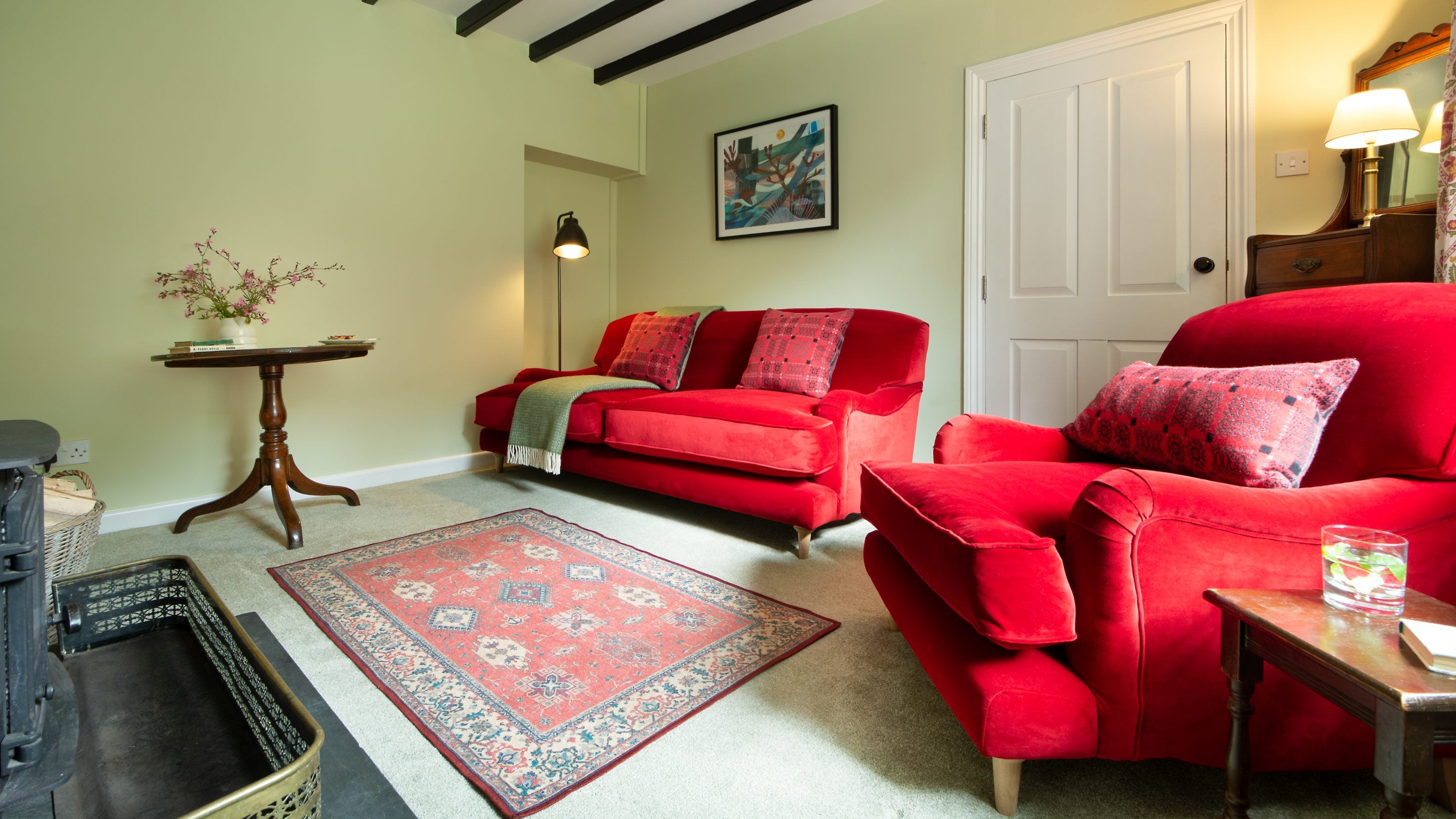 The sitting room at The Cwms, Pembrokeshire