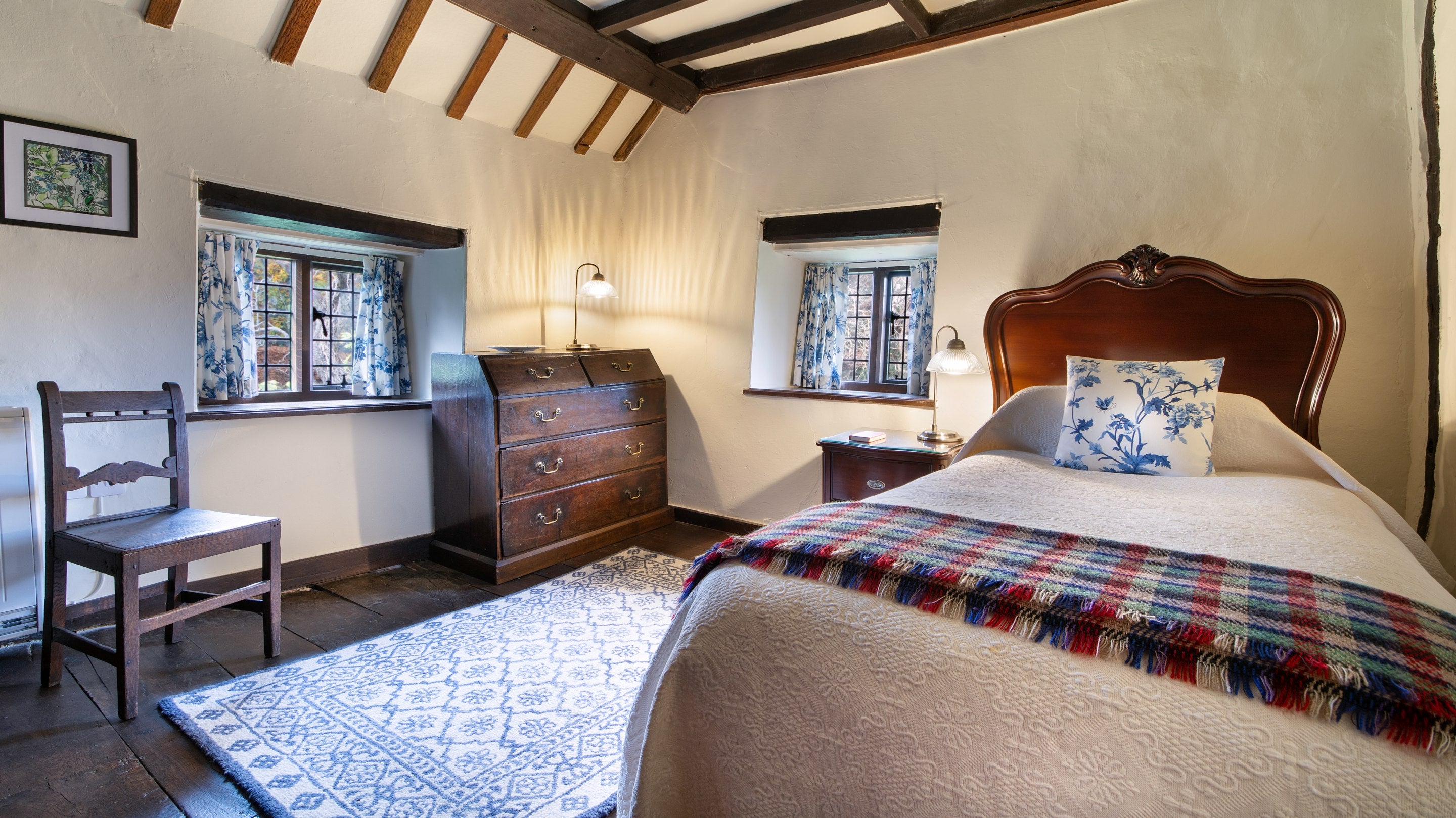 The single bedroom at Cymryd, Conwy