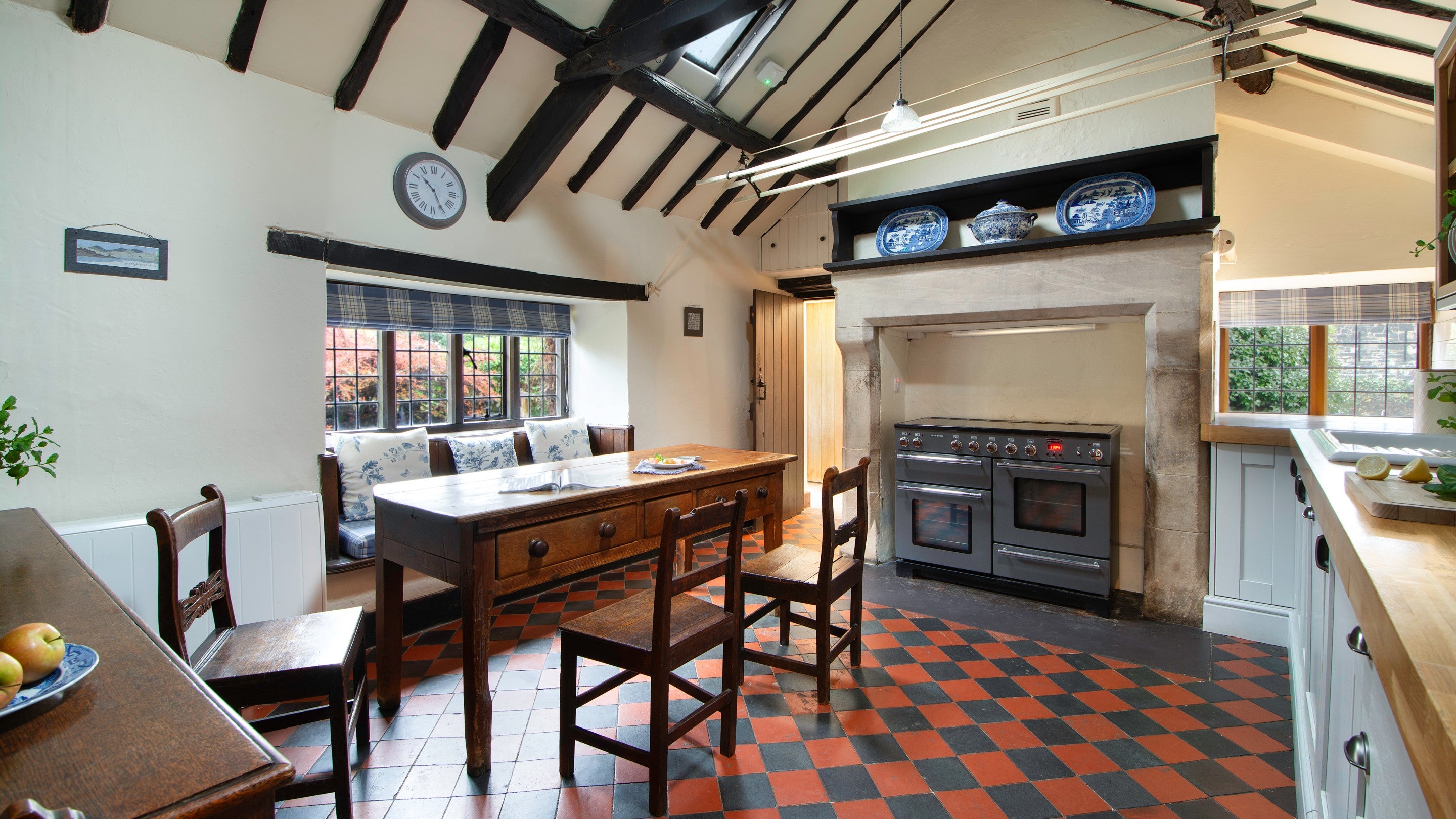 The kitchen at Cymryd, Conwy