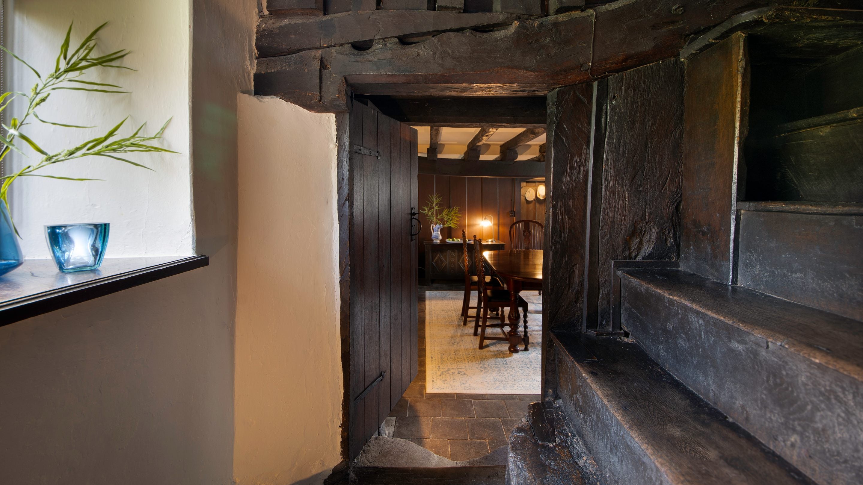 The staircase at Cymryd, Conwy