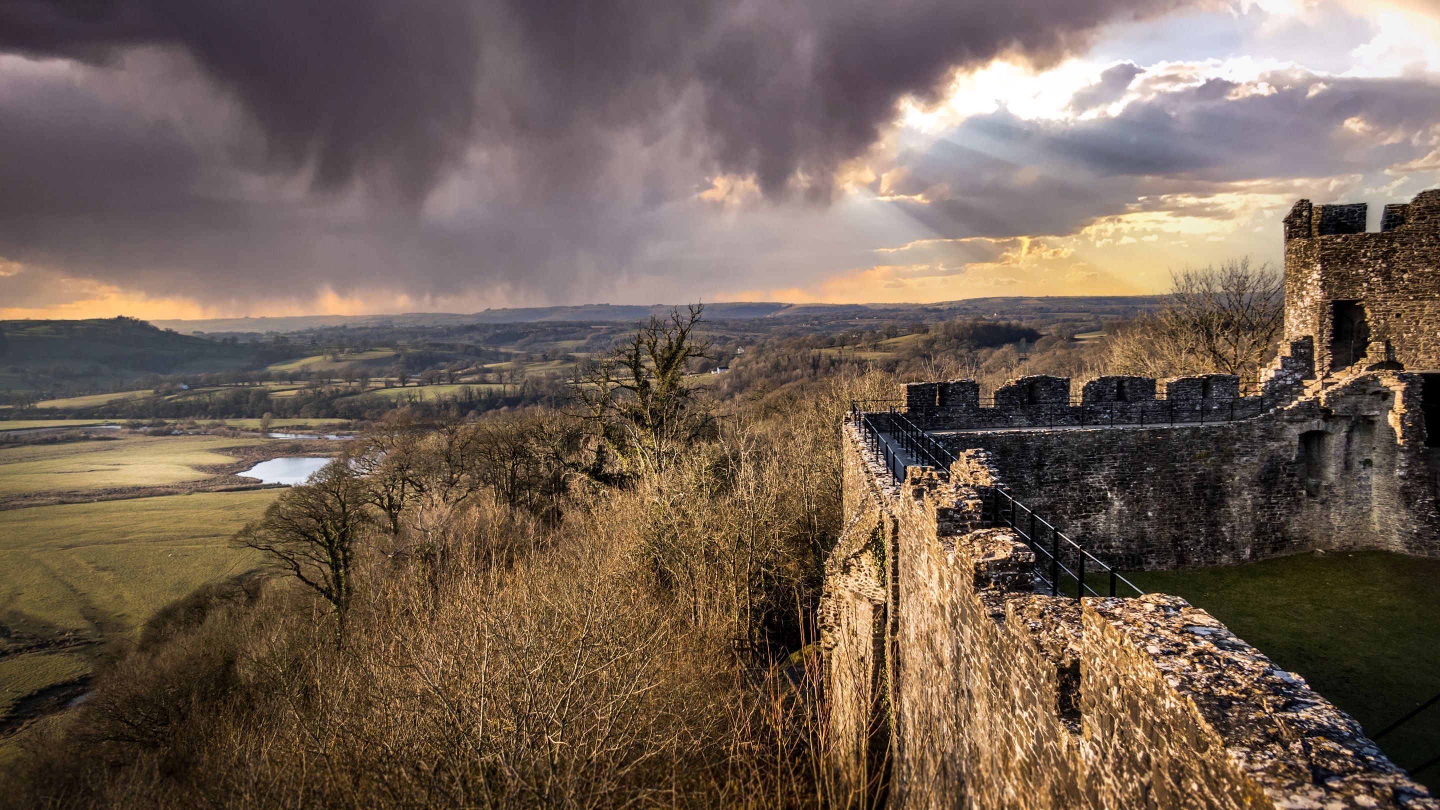 Dinefwr Castle, on the Dinefwr estate, Carmarthenshire