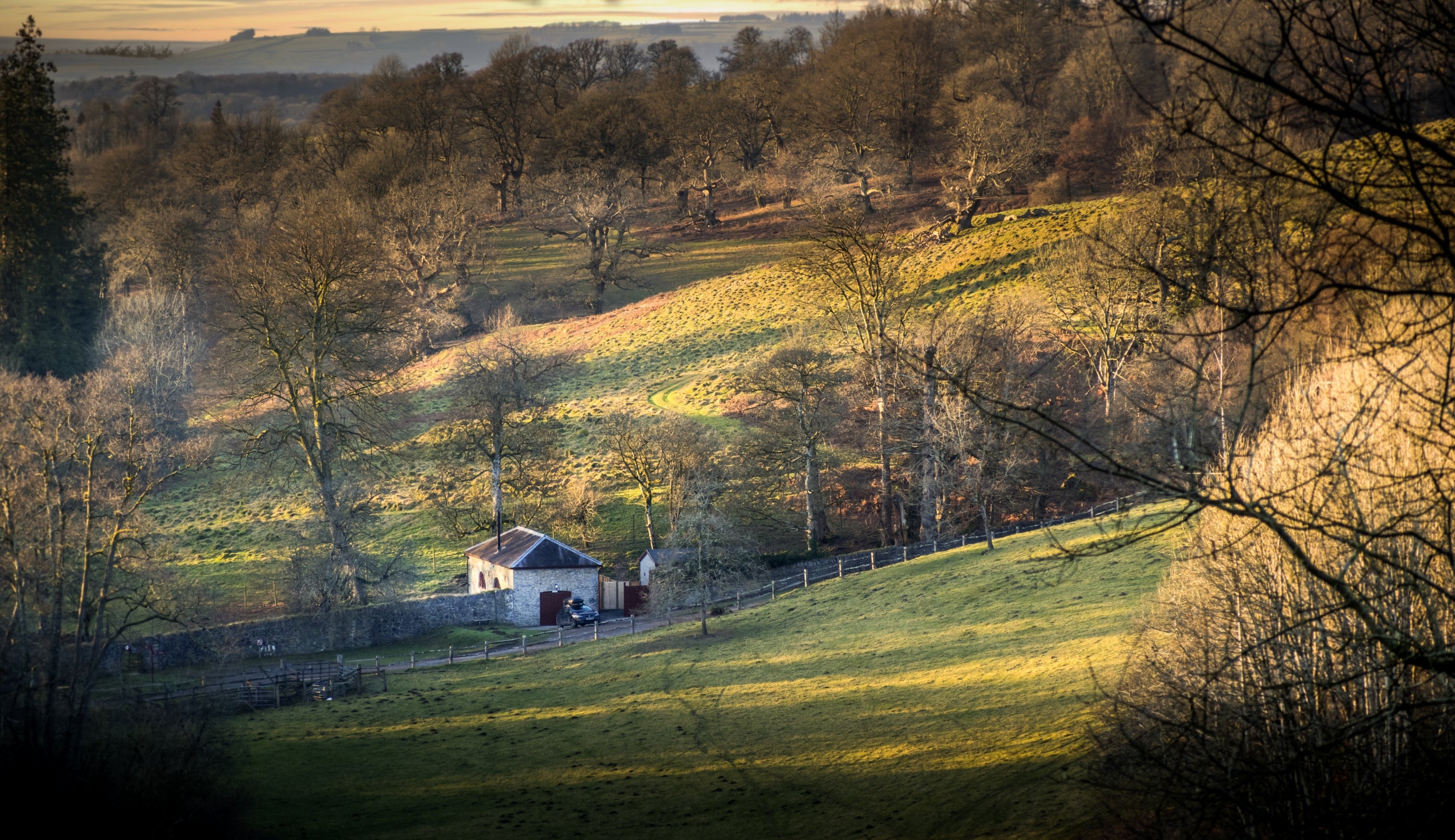 The exterior of Dinefwr Deer Lodge, Carmarthenshire