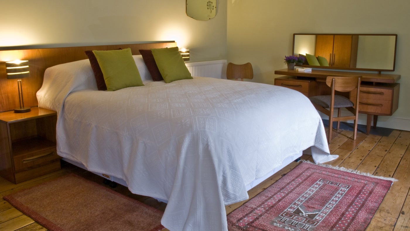 Double bedroom at Dyffryn Mymbyr Farm House, Conwy, Conwy