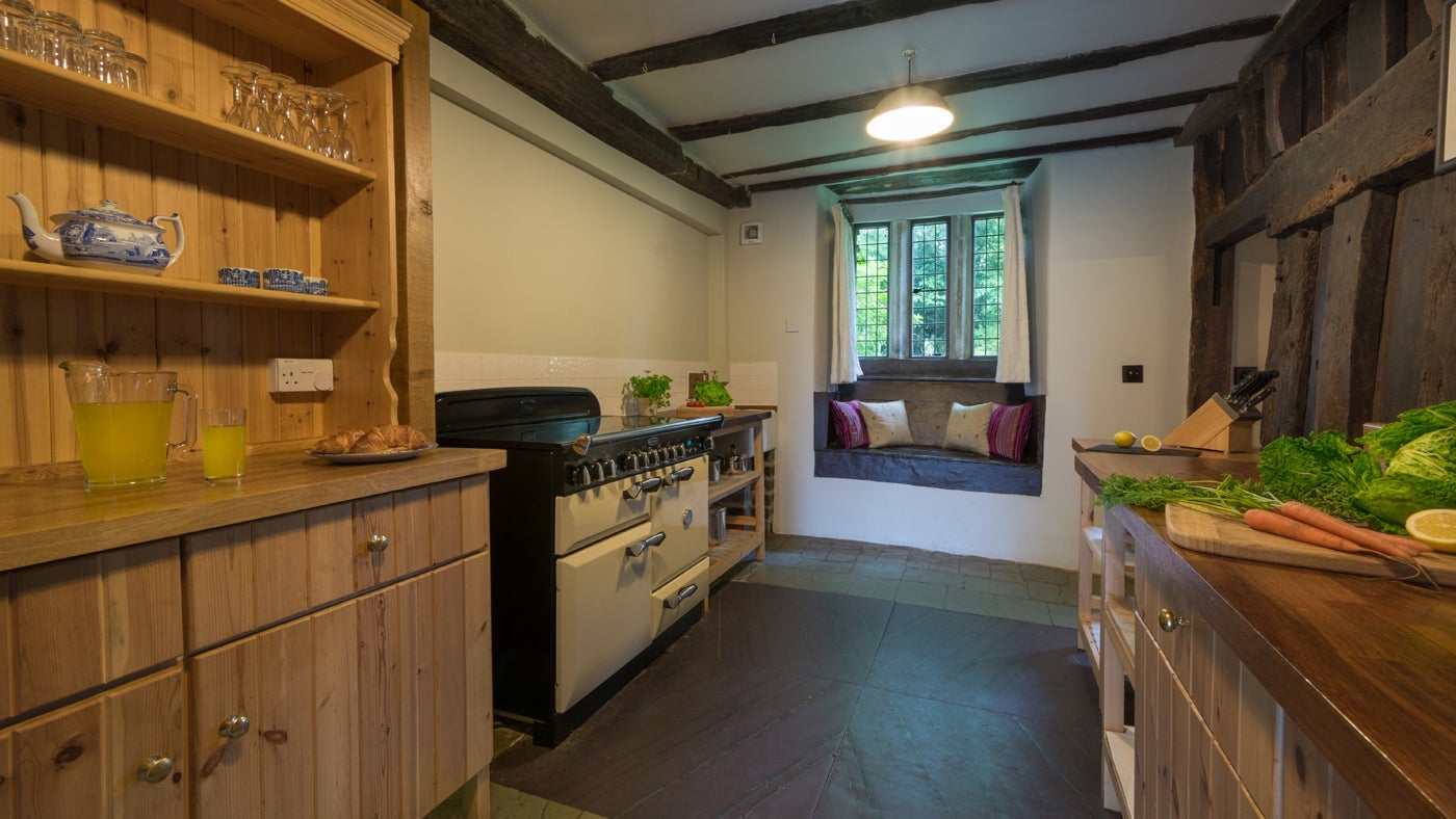 The kitchen at Egryn, nr Barmouth, Gwynedd