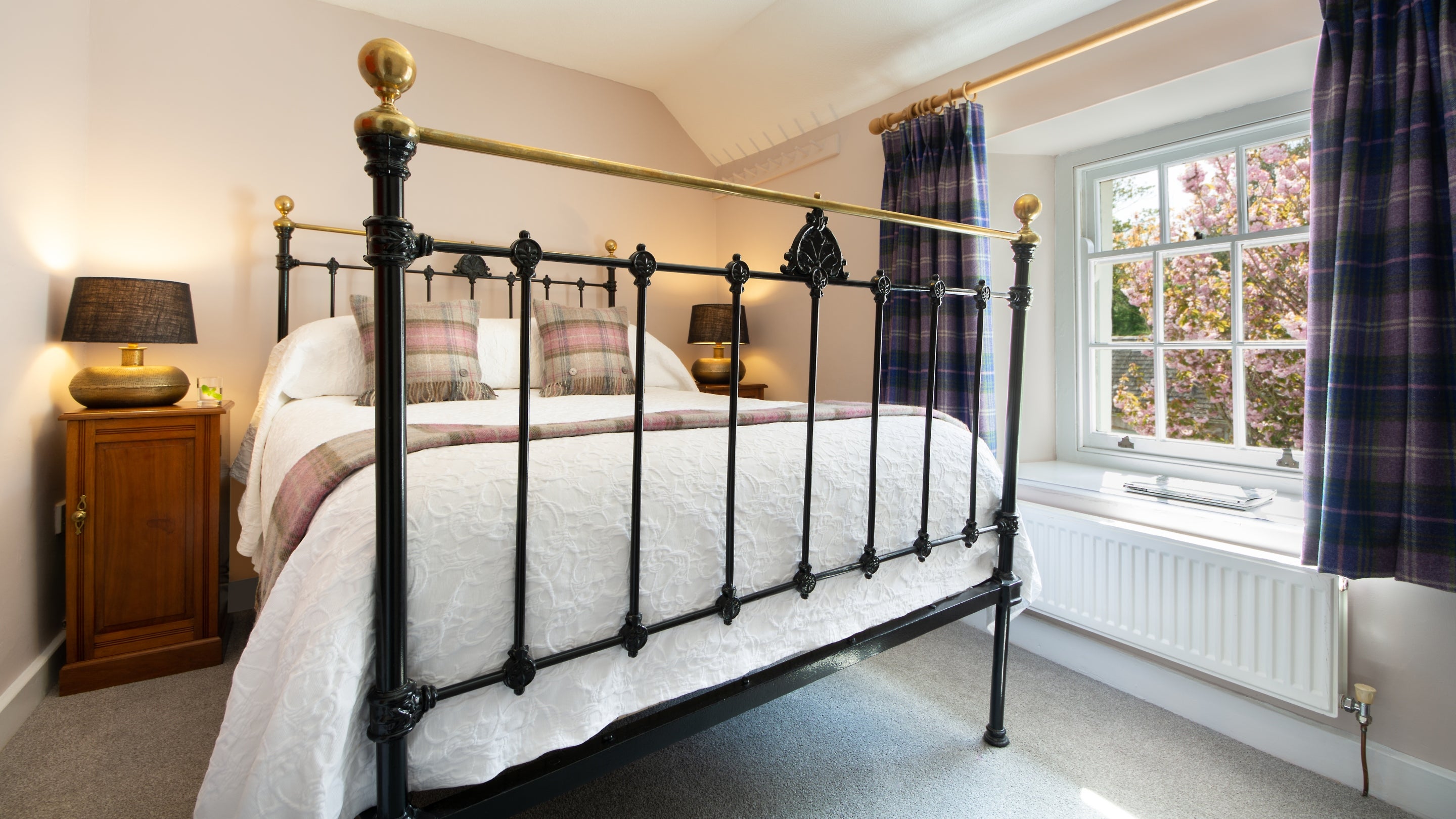 The double bedroom at Farm Cottage, Pembrokeshire
