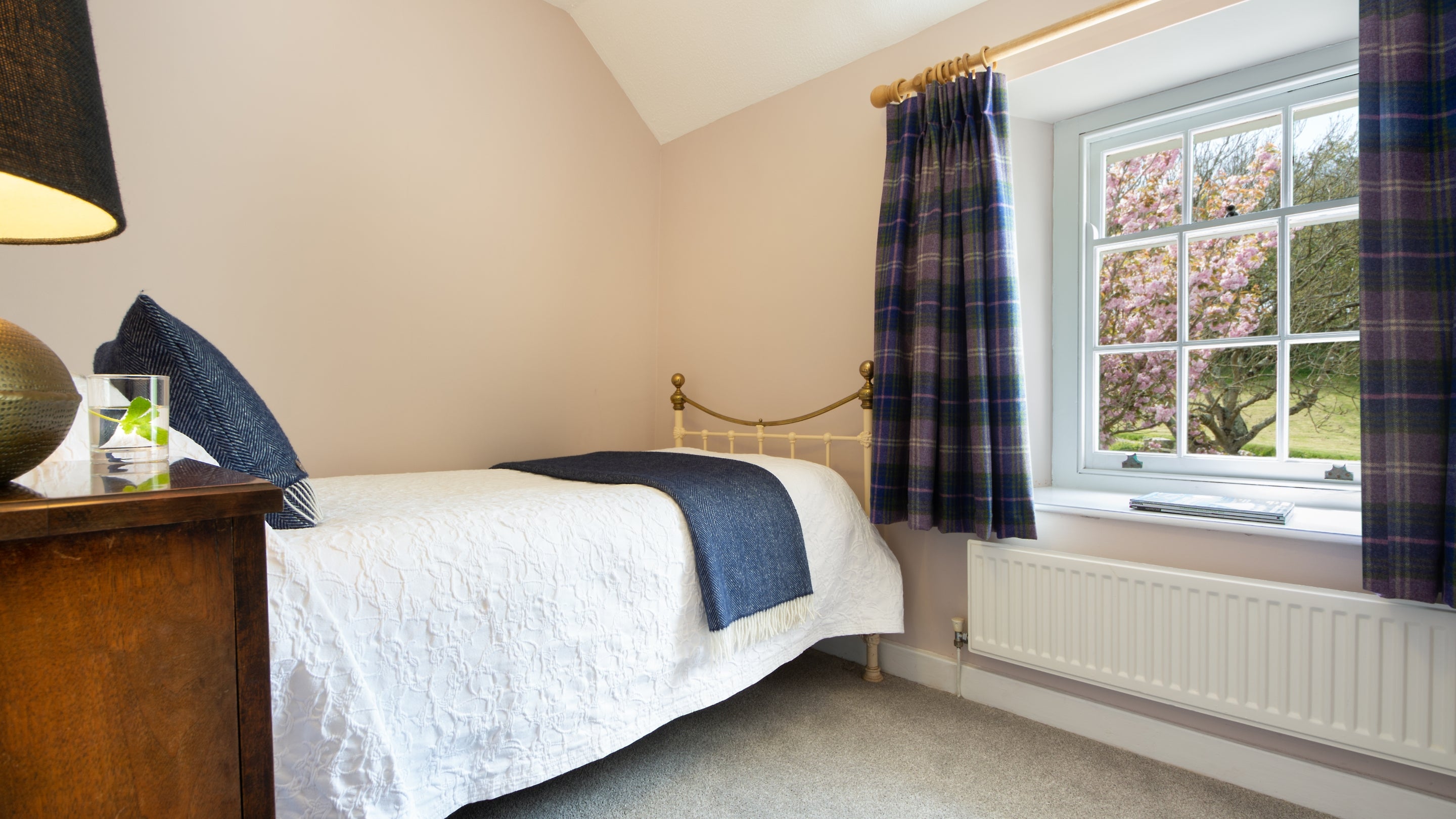 The first single bedroom at Farm Cottage, Pembrokeshire