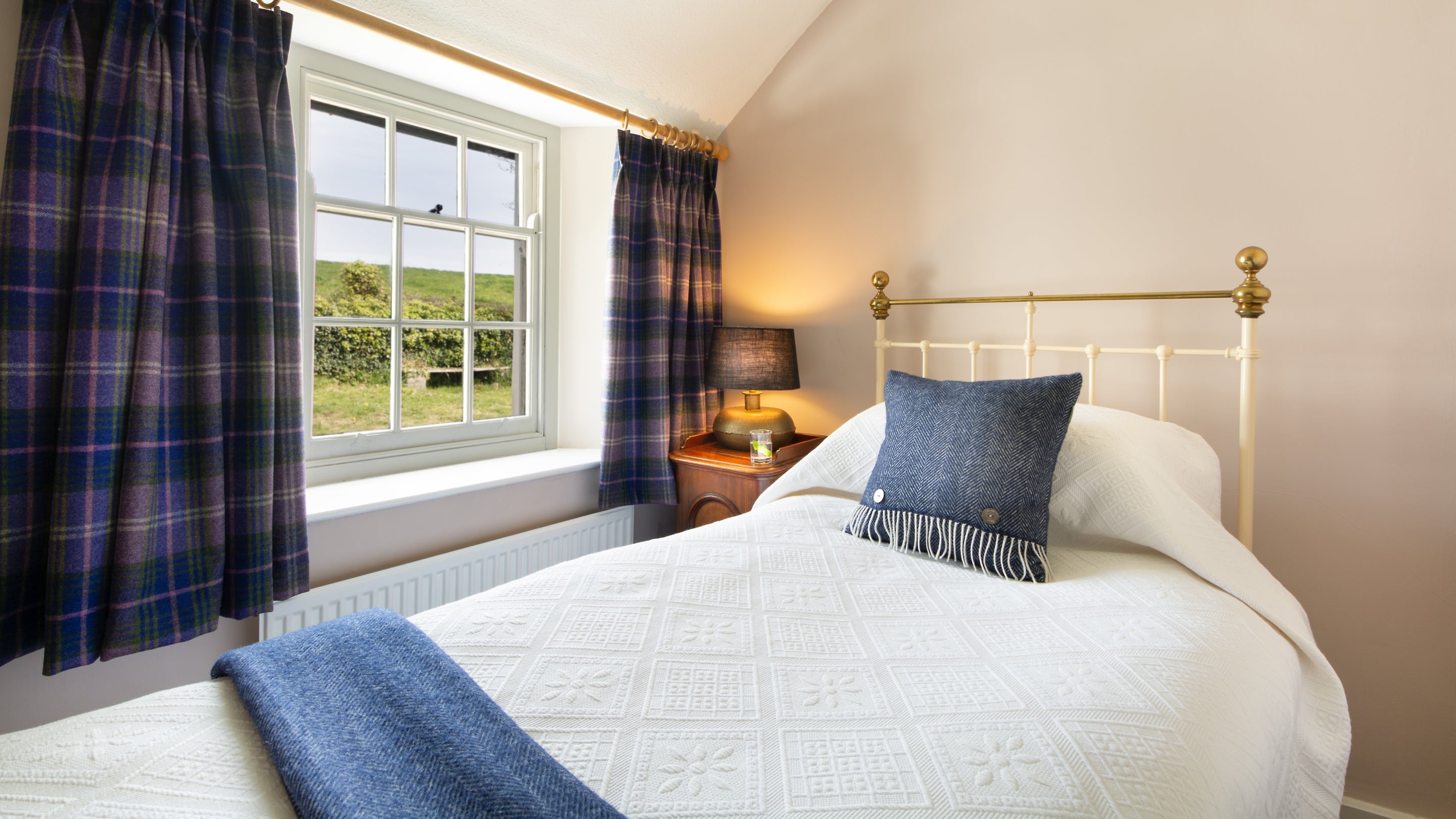 The second single bedroom at Farm Cottage, Pembrokeshire
