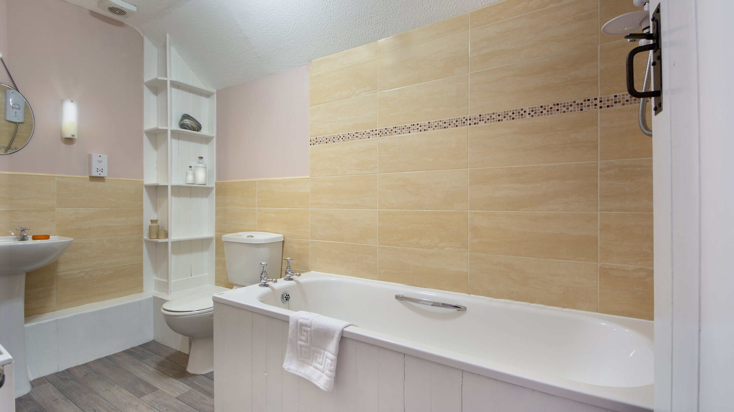 The bathroom at Farm Cottage, Pembrokeshire