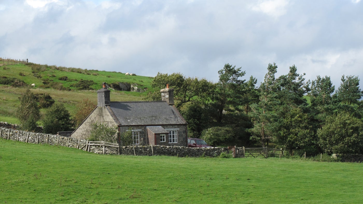 Exterior of Foel Gopyn, nr Betws-y-Coed, Conwy