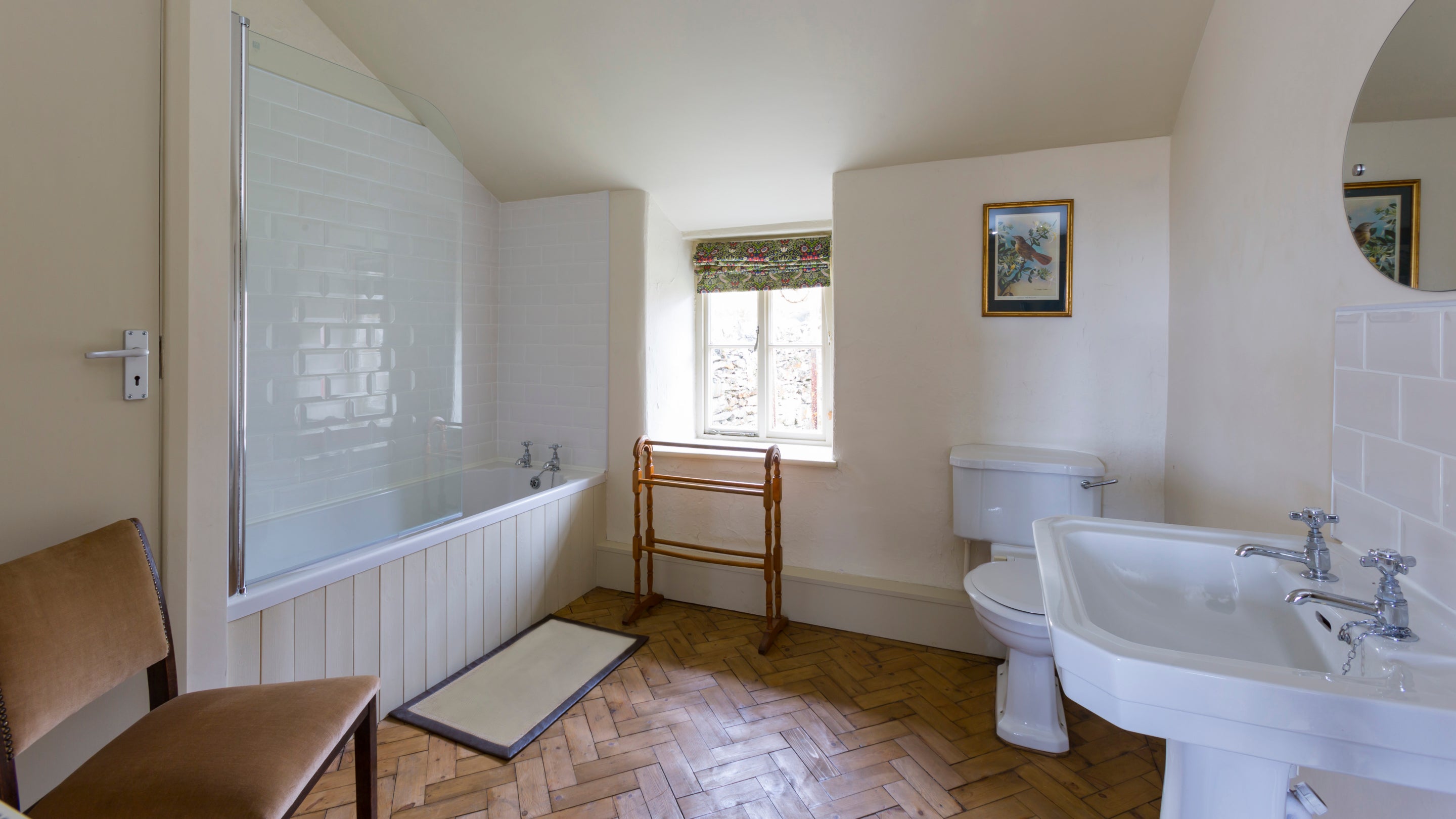 The bathroom at Foel Gopyn, Wales