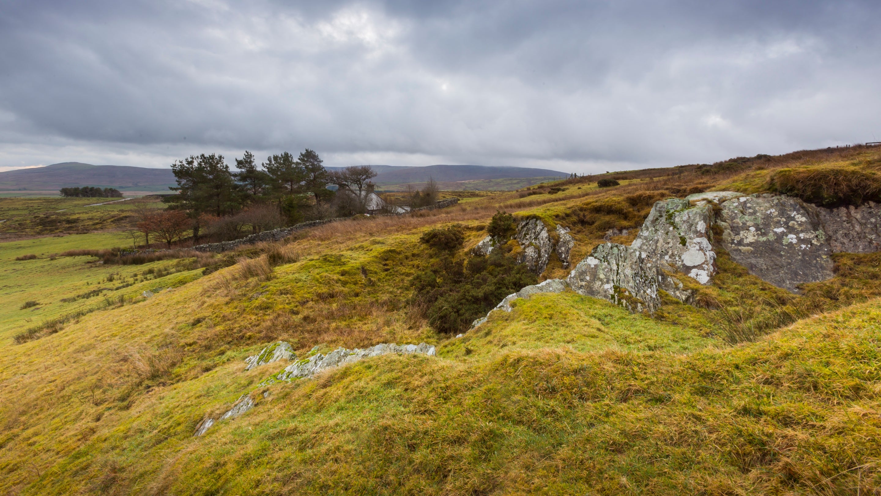 The surrounding area of Foel Gopyn, Wales